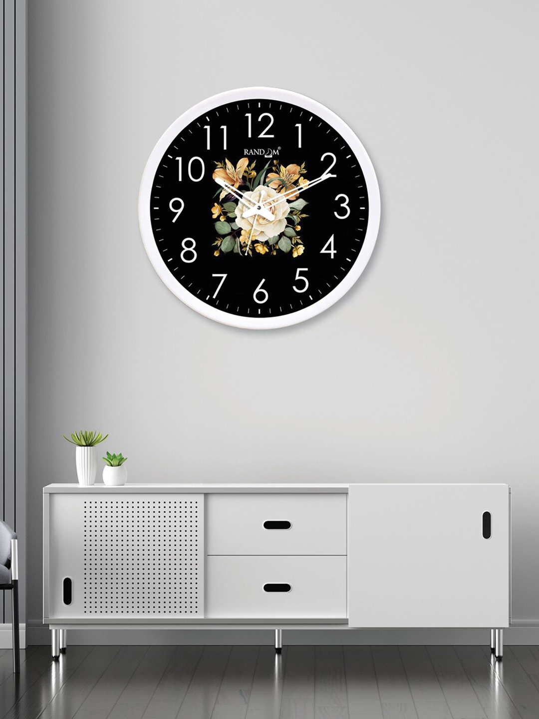 

RANDOM Black & White Printed Contemporary Wall Clock