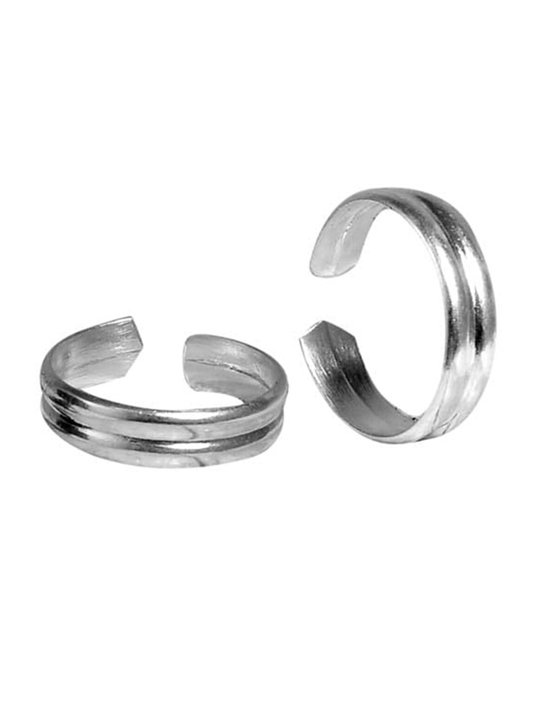 

Abhooshan 92.5 Sterling Silver Adjustable Toe Rings