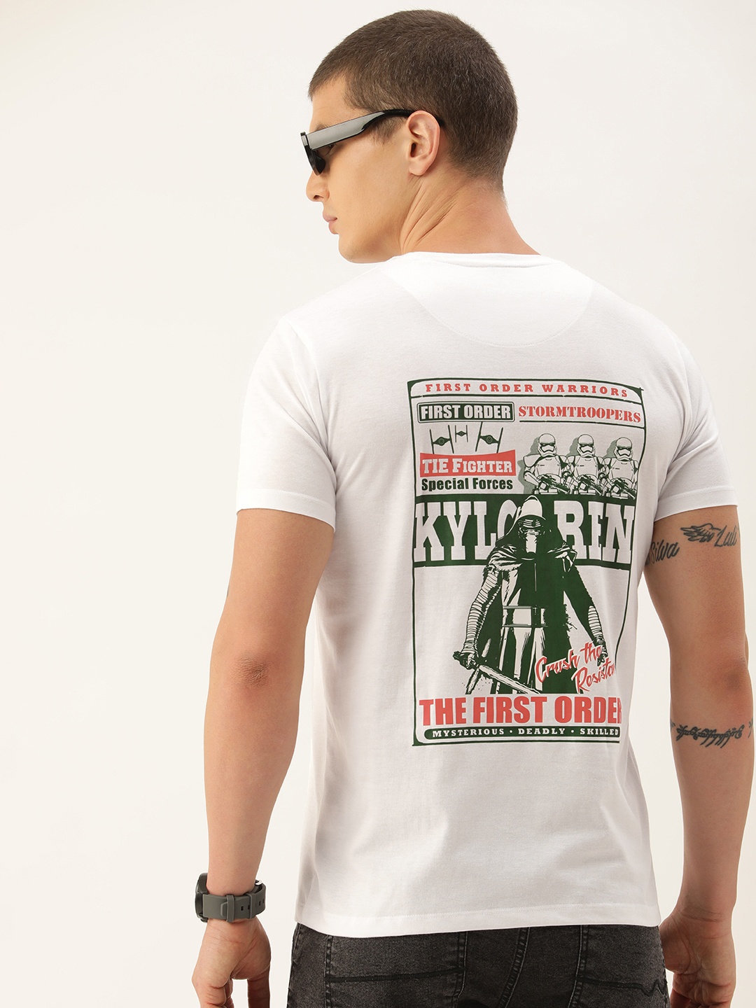 

Kook N Keech Star Wars Men Printed Pure Cotton T-shirt, White