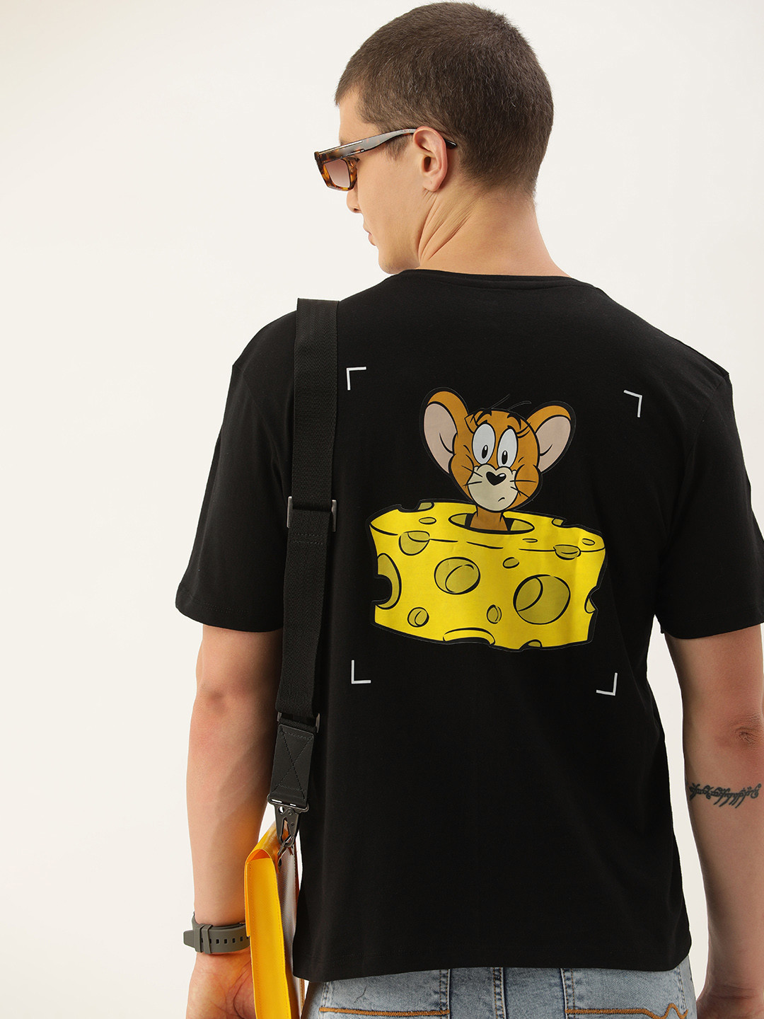 

Kook N Keech Toons Men Printed Pure Cotton T-shirt, Black