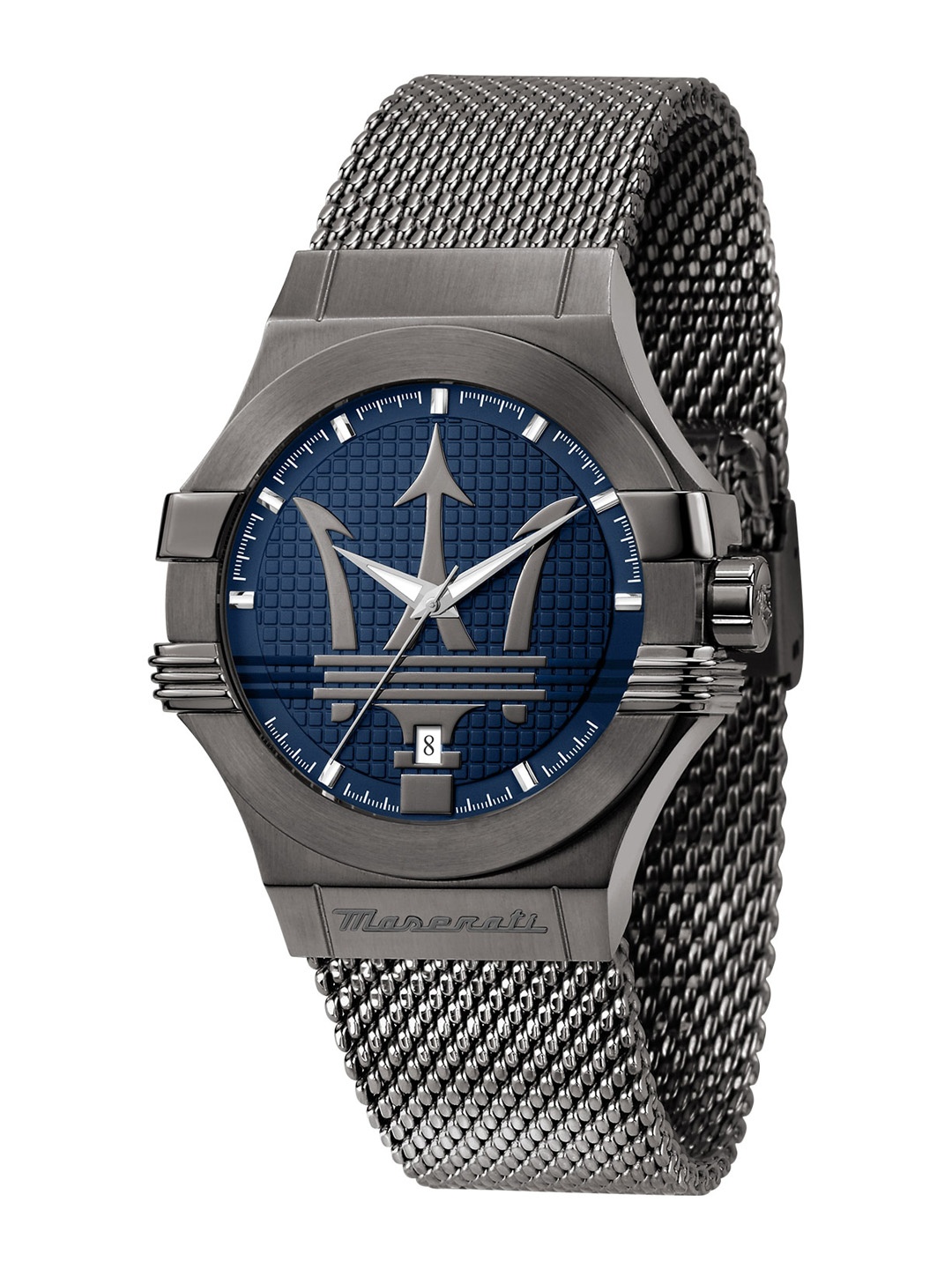 

Maserati Men Dial & Stainless Steel Bracelet Style Straps Analogue Watch R8853108005, Blue