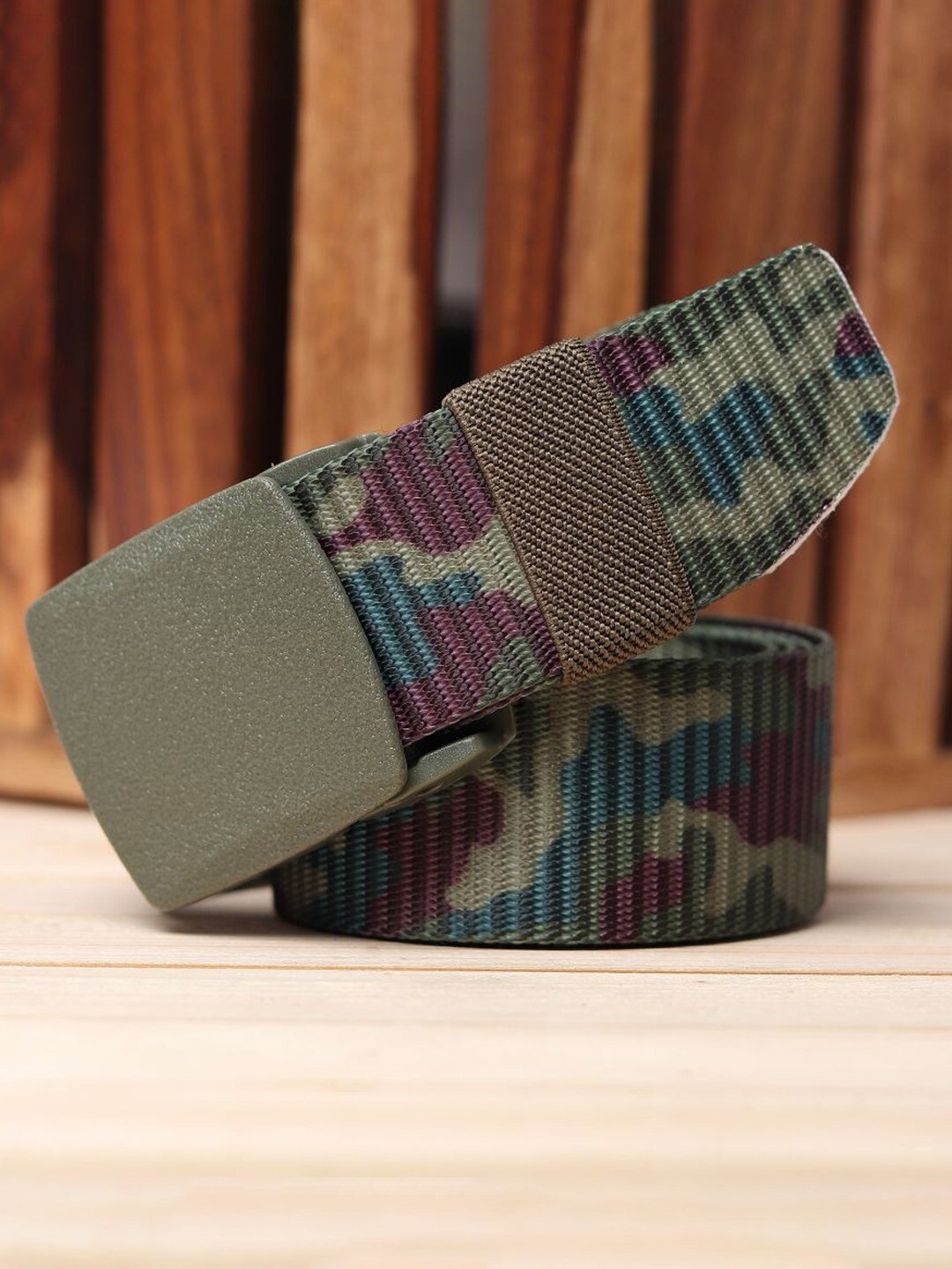 

Kastner Men Printed Belt, Green