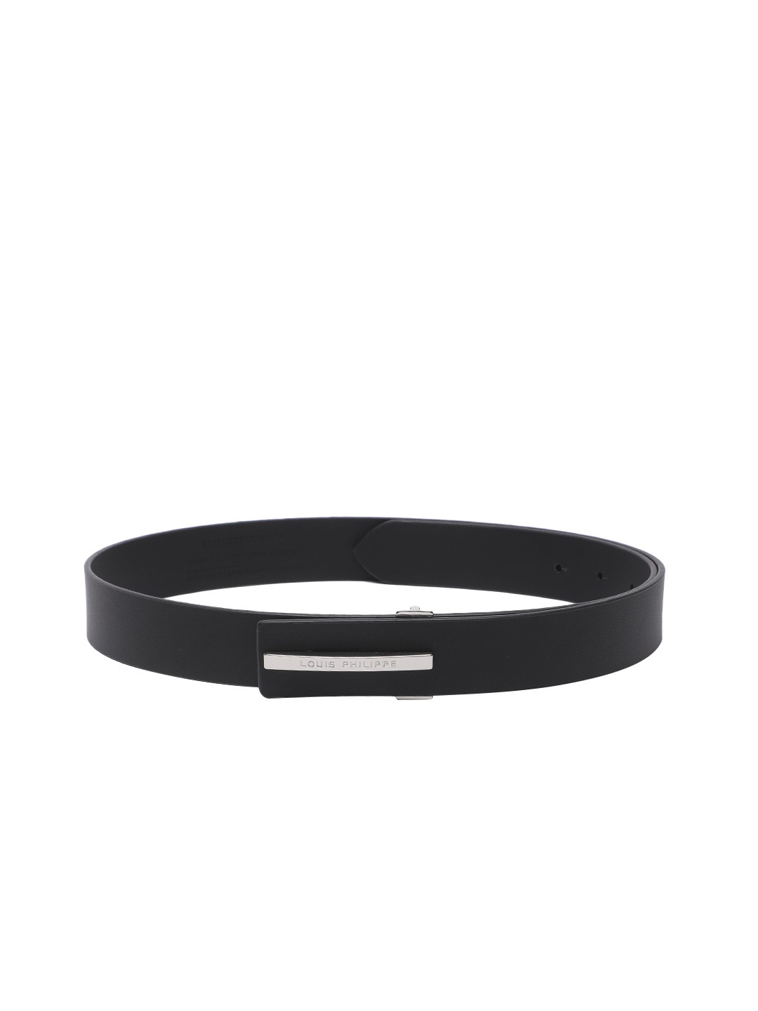 

Louis Philippe Men Leather Belt, Black