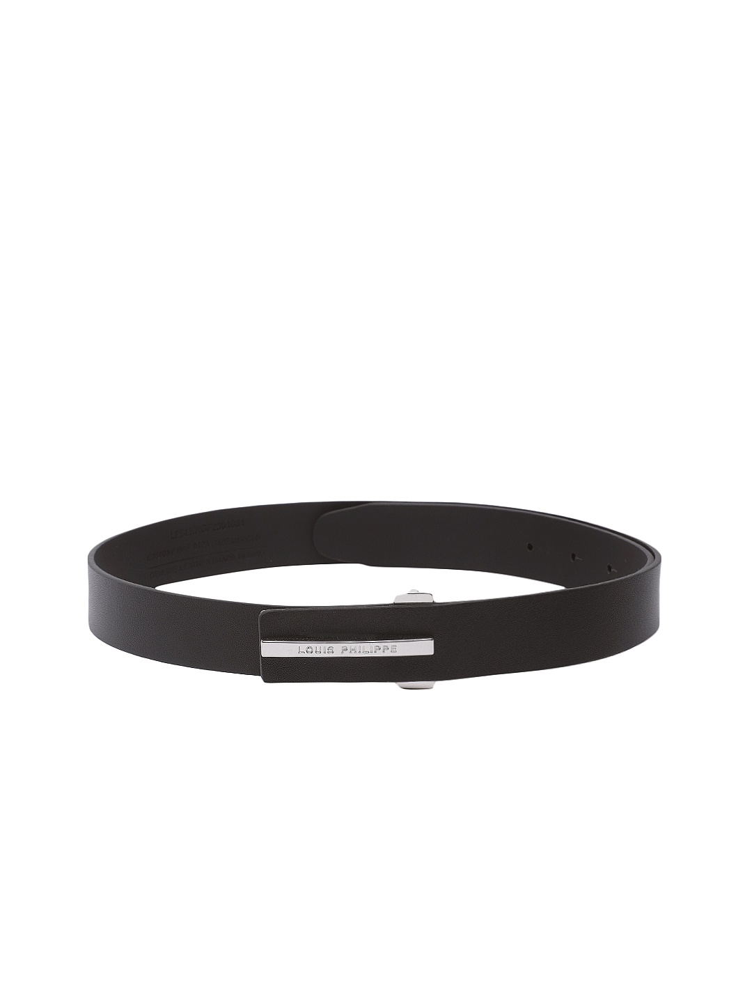 

Louis Philippe Men Leather Belt, Black