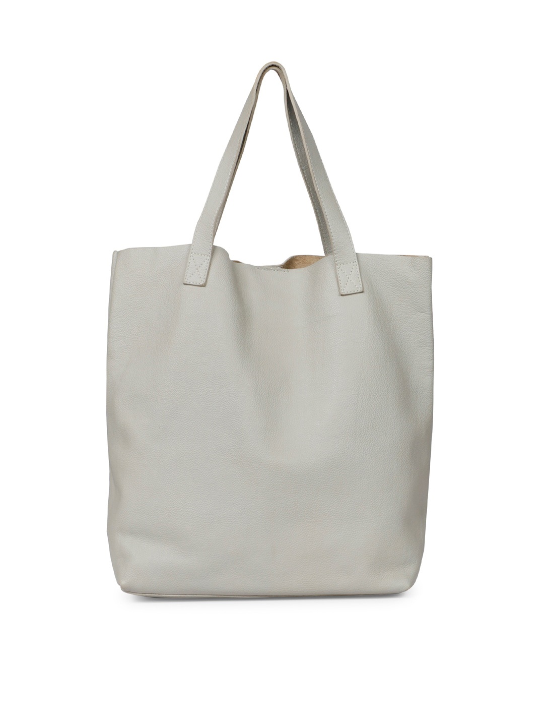 

Saint G Leather Oversized Shopper Tote Bag, Grey