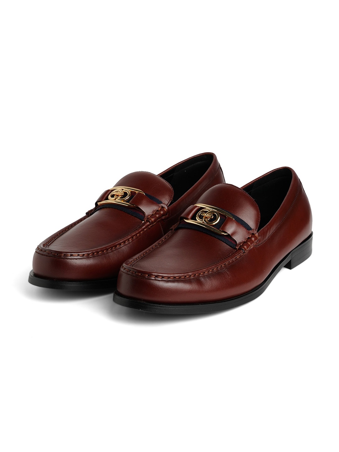 

ALDO Men Leather Loafers, Black