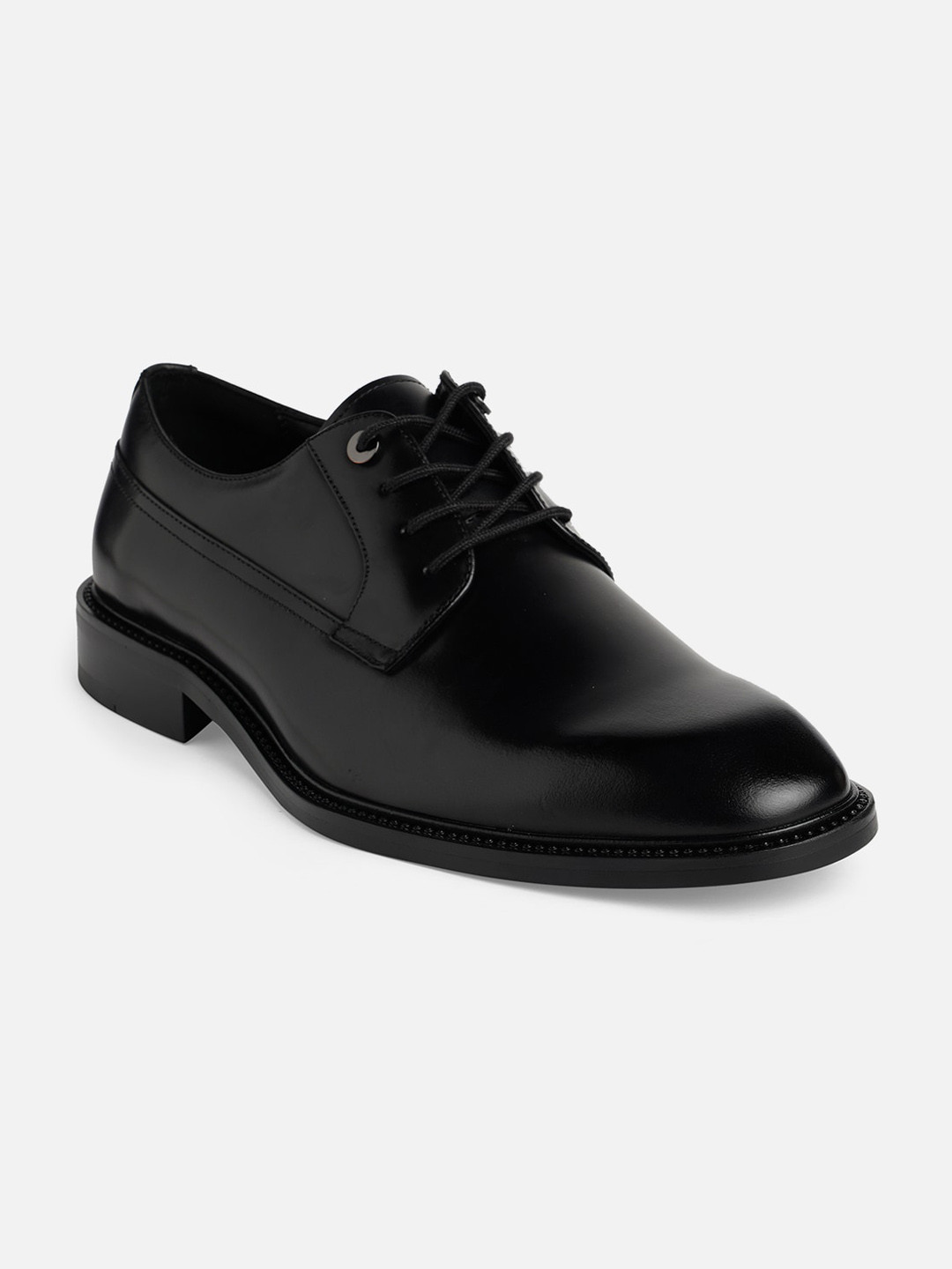 

ALDO Men Leather Derbys, Black