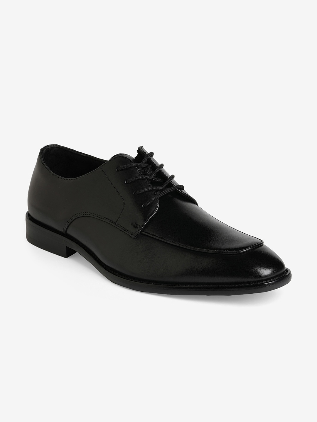 

ALDO Men Leather Lace-Up Formal Derbys, Black