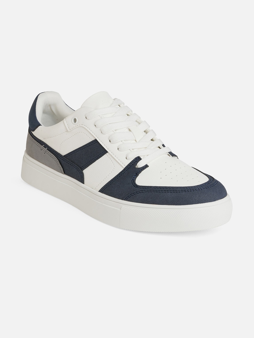

ALDO Men Colourblocked Basics Sneakers, White