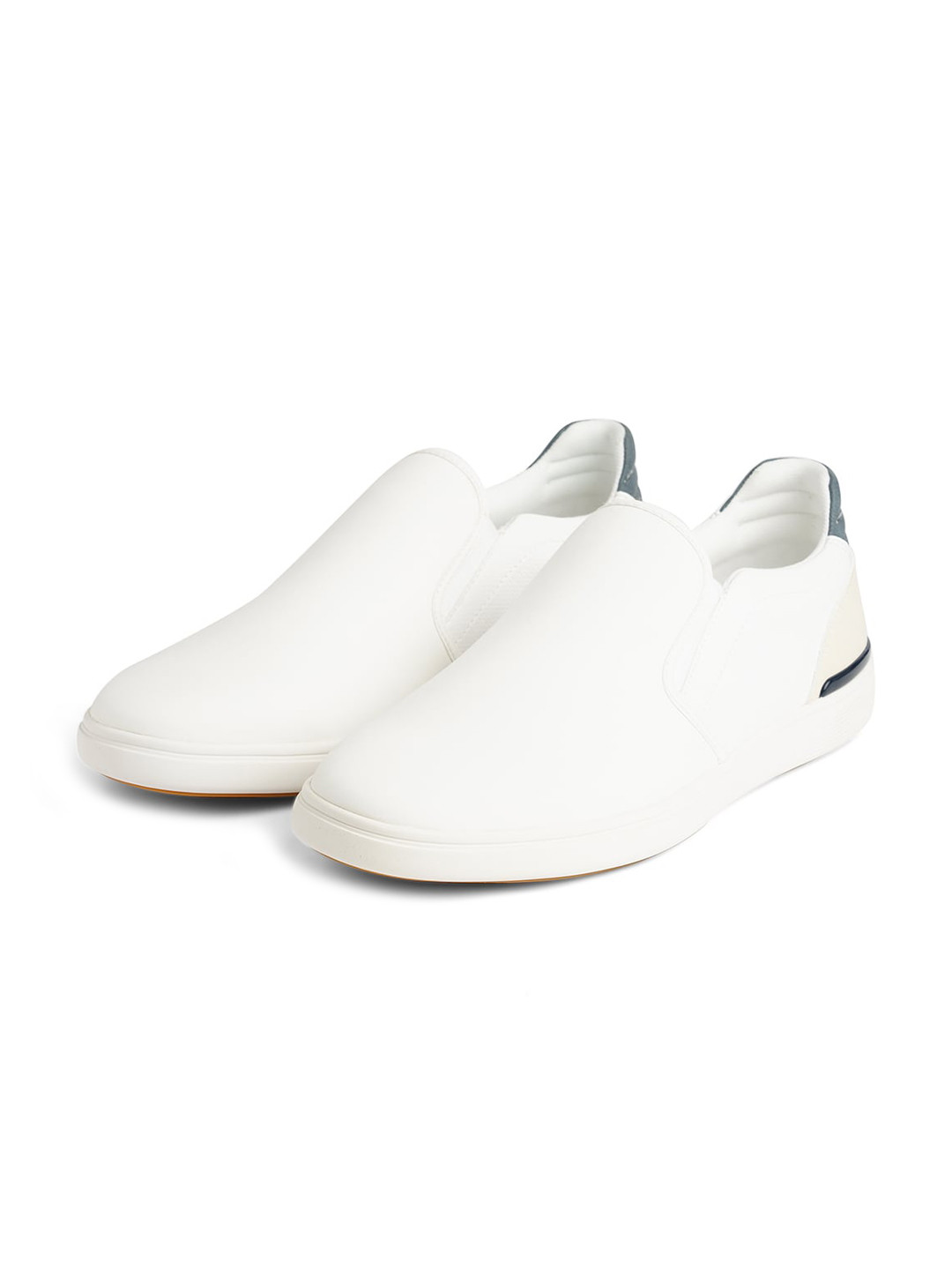 

ALDO Men Colourblocked Slip-On Sneakers, White