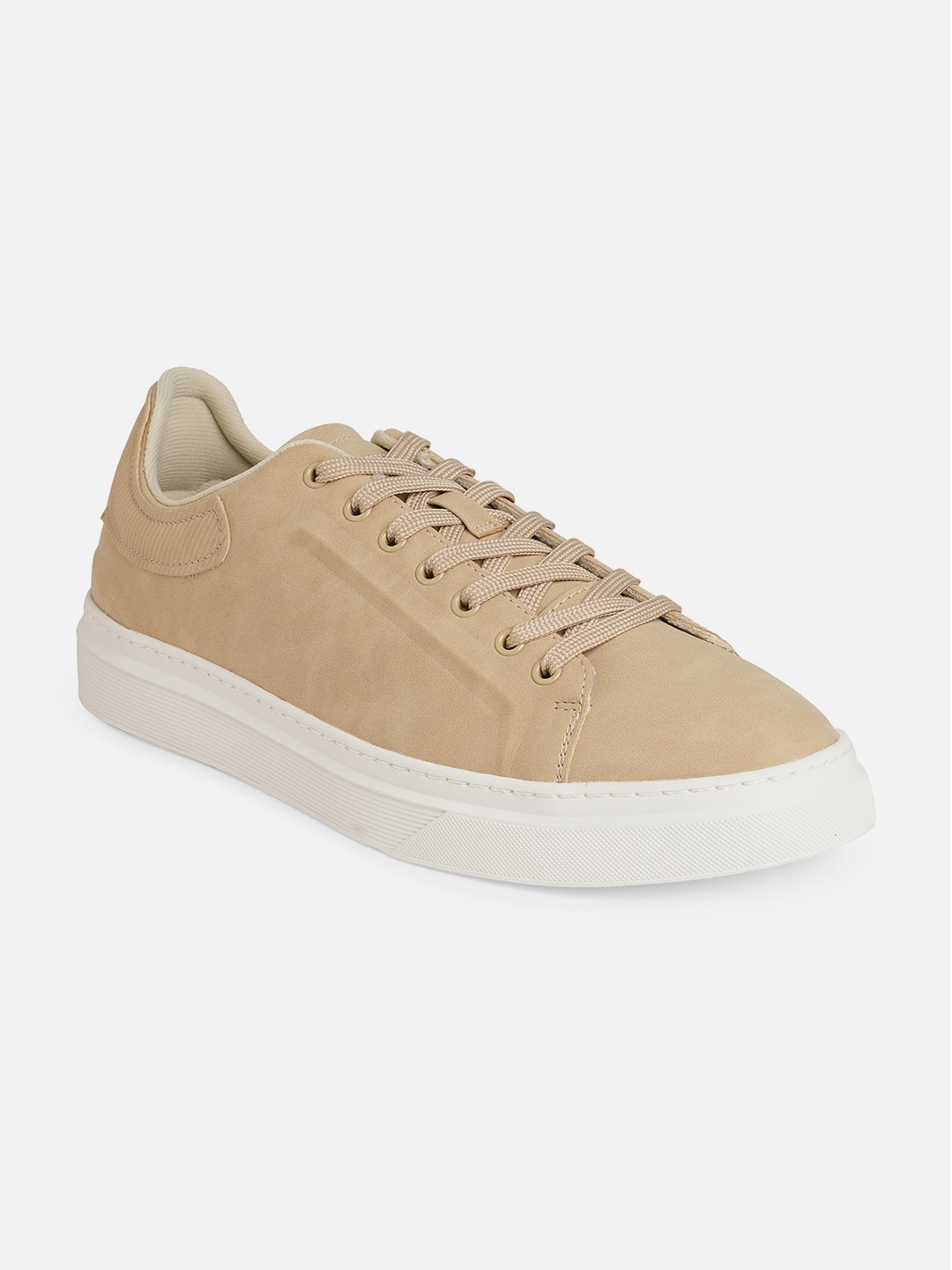 

ALDO Men Contrast Sole Sneakers, Beige