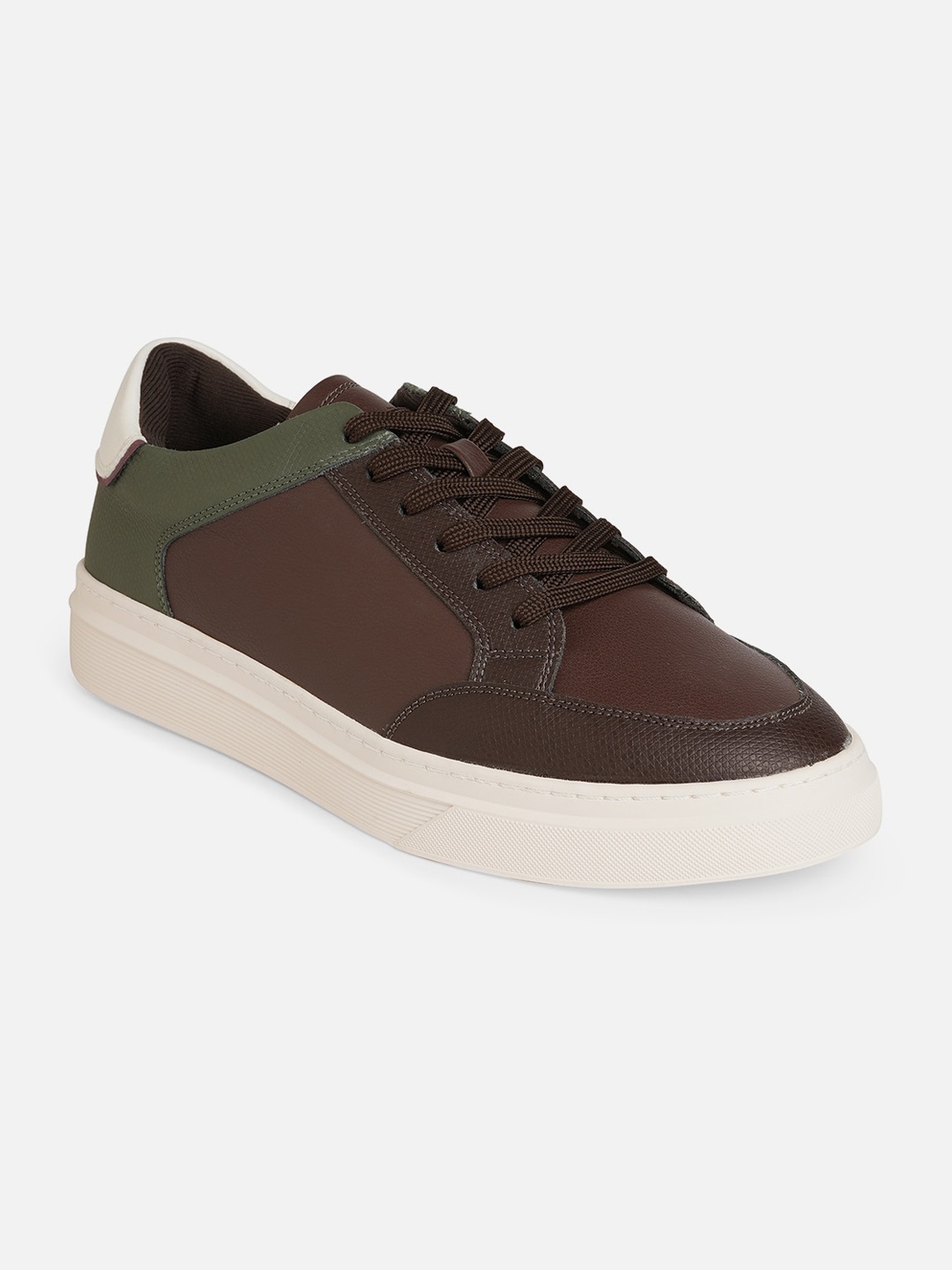 

ALDO Men Colourblocked Lace-Ups Sneakers, Brown