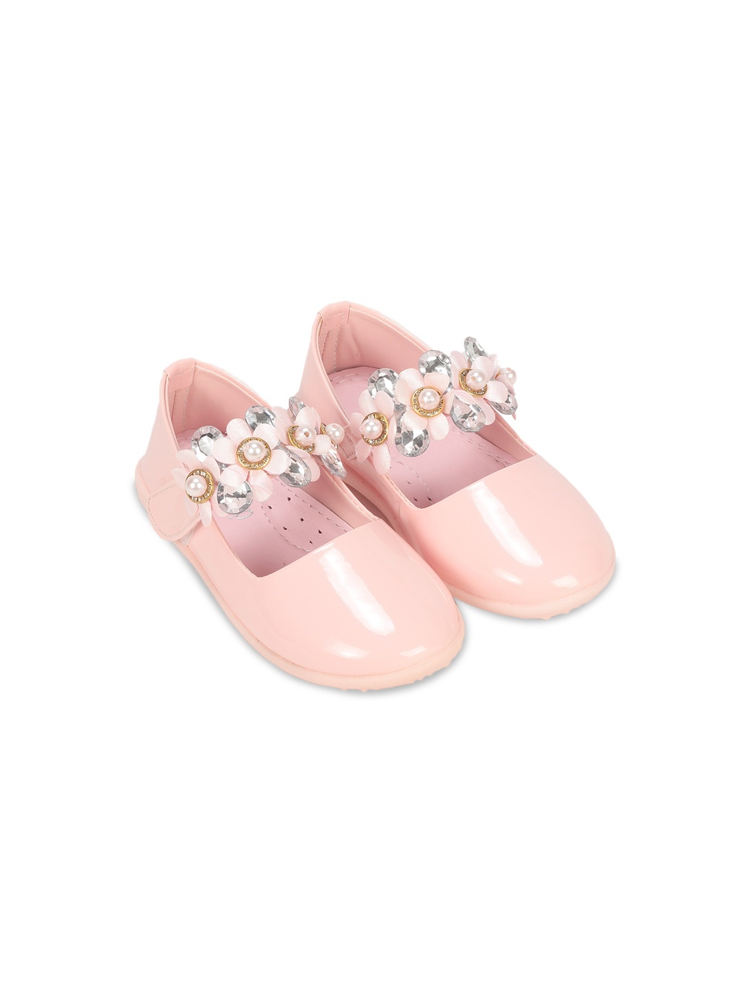 

Lil Lollipop Girls Embellished Round Toe Ballerinas, Pink