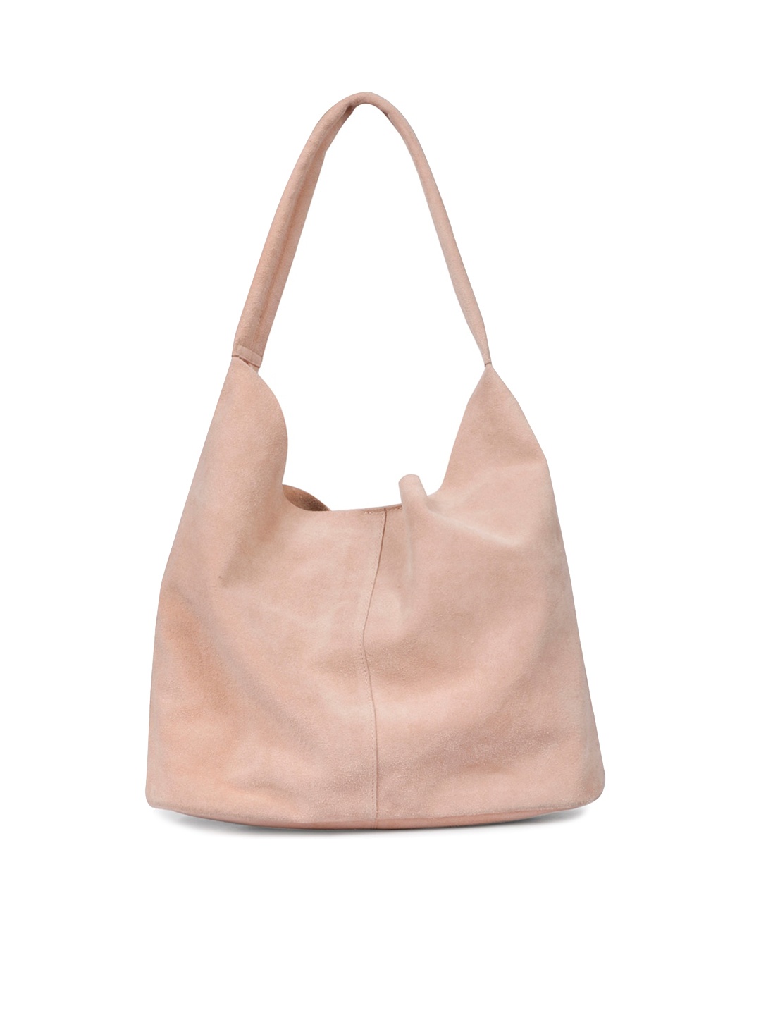 

Saint G Leather Oversized Structured Shoulder Bag, Beige