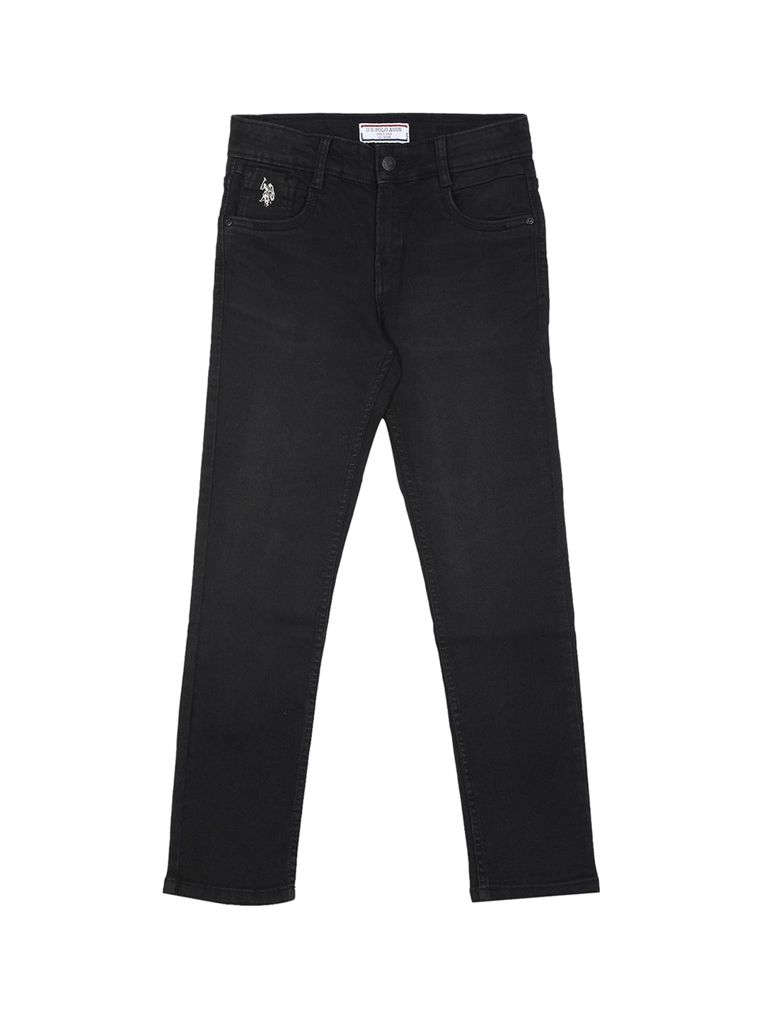 

U.S. Polo Assn. Kids Boys Slim Fit Stretchable Jeans, Black