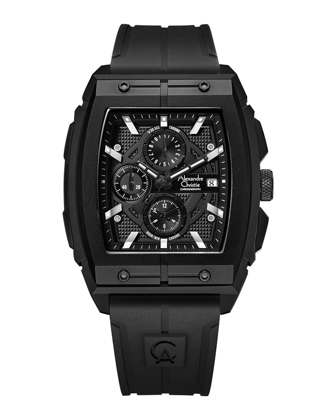 

Alexandre Christie Men Analogue Watch 6598MCRIPBA, Black