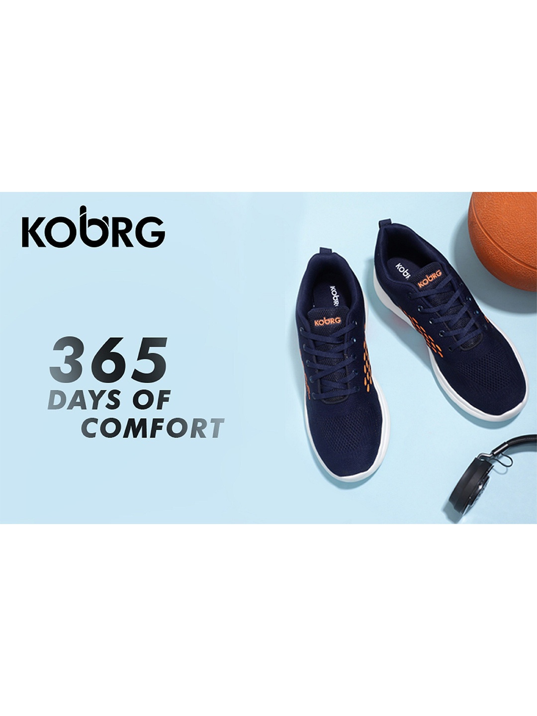 

Koburg Men Lace-Up Running Shoes, Navy blue