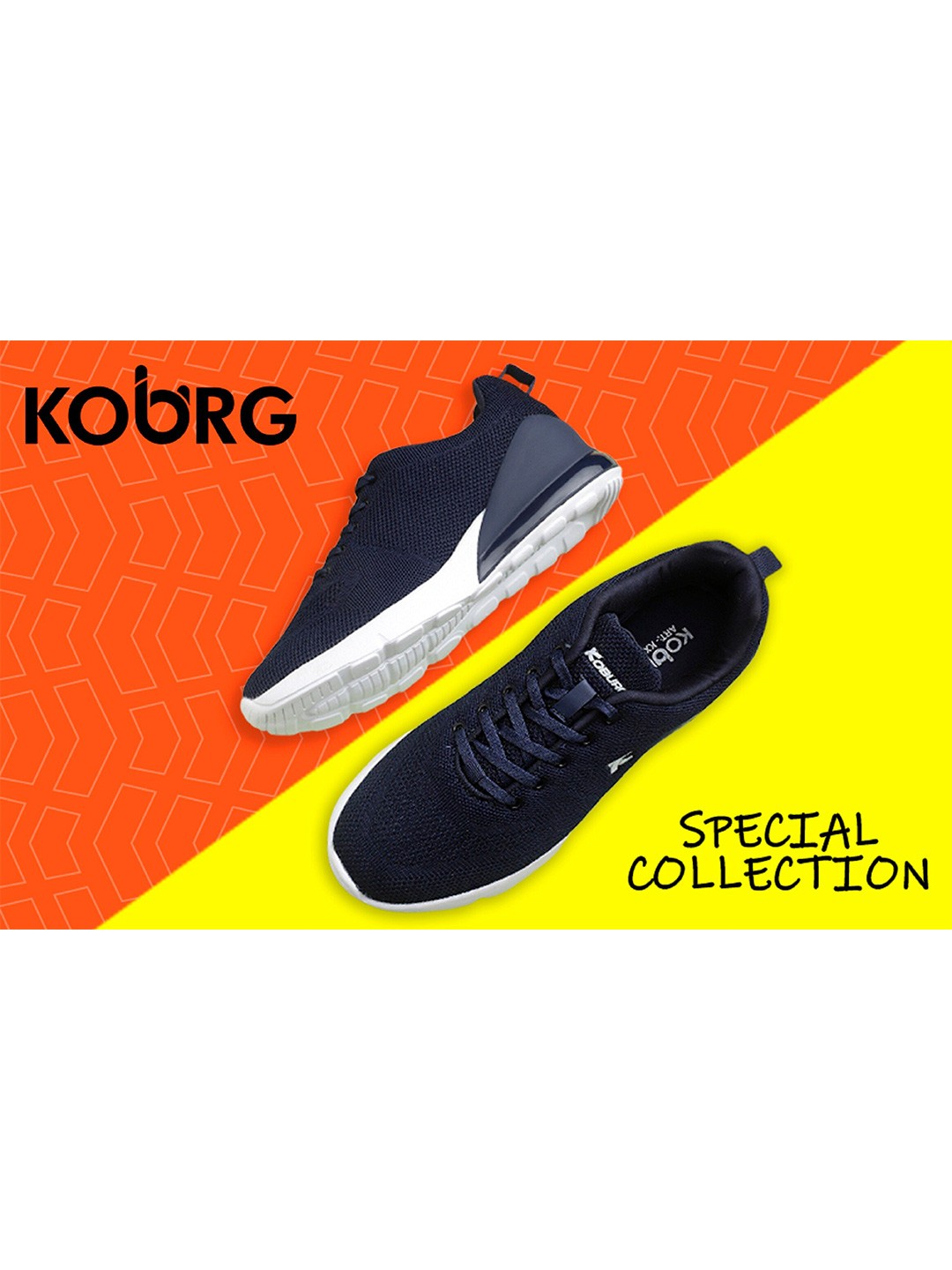 

Koburg Men Lace-Up Running Shoes, Navy blue