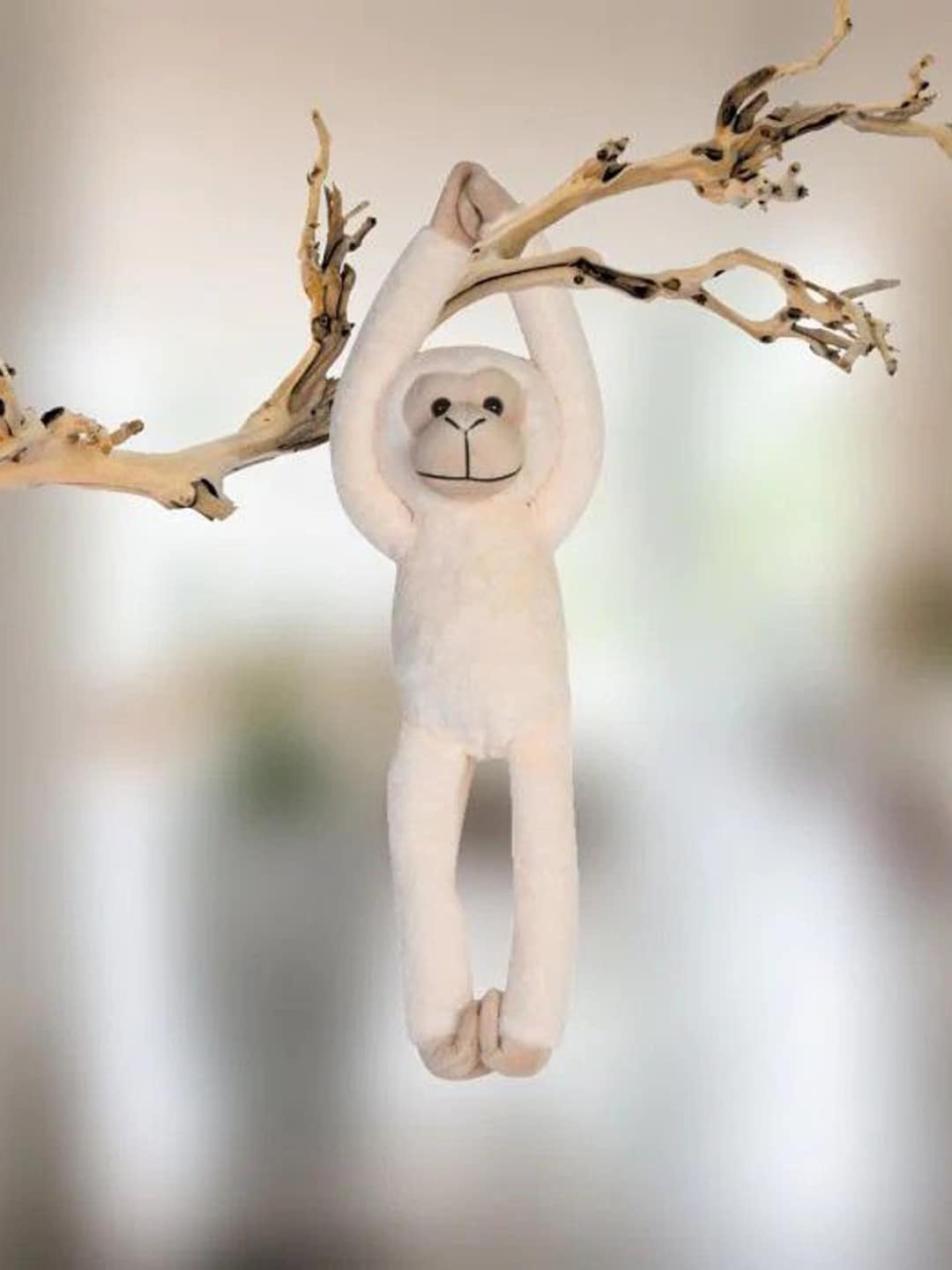 

MUMUSO Kids Monkey Soft Toys, Off white