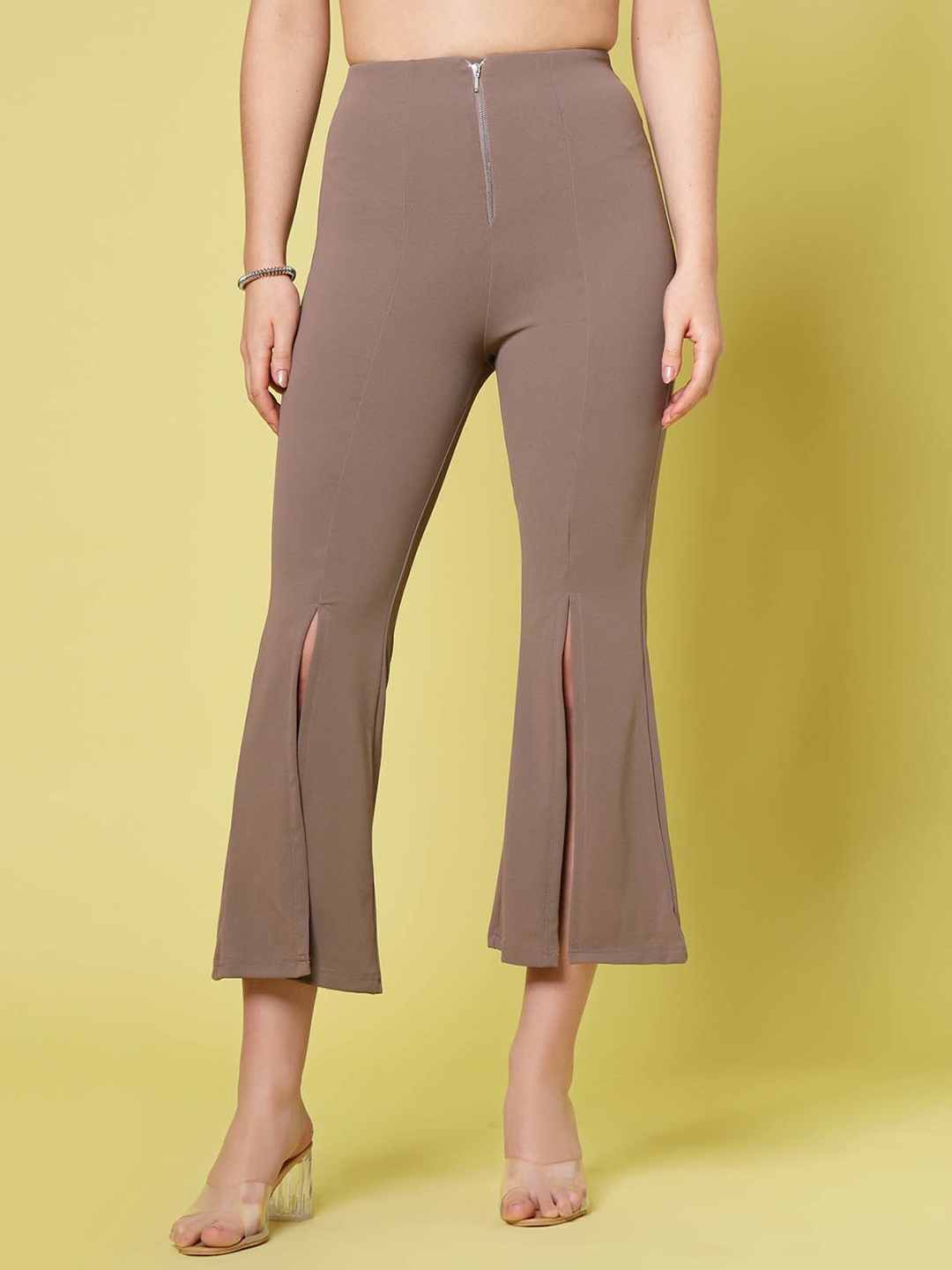 

plusS WORX Women Brown Trousers