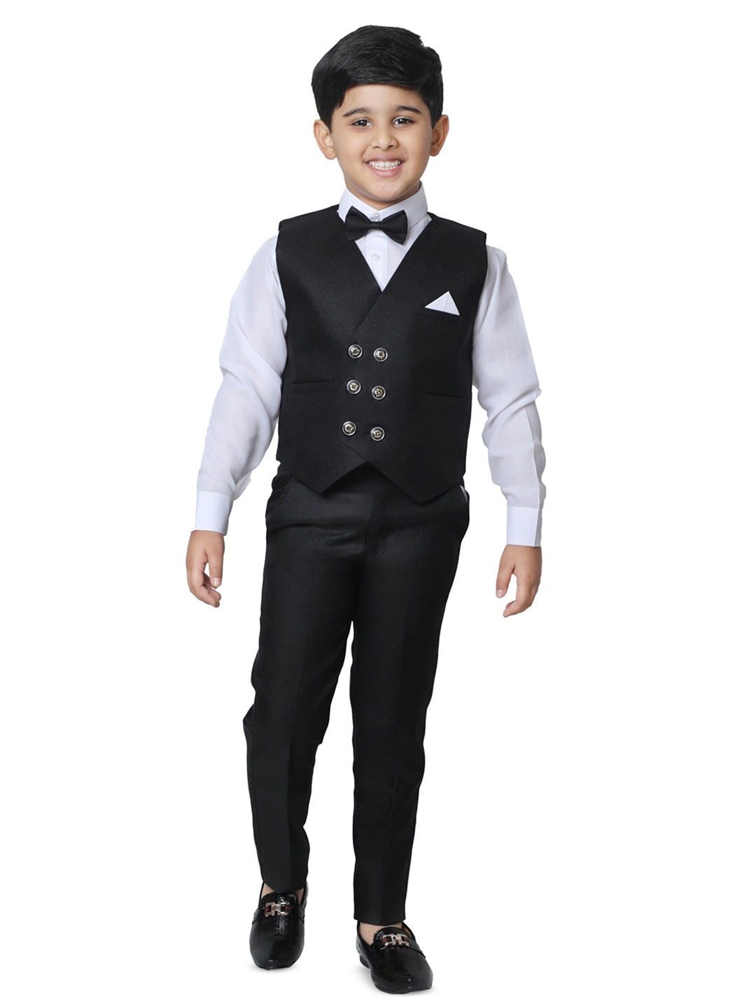 

Pro-Ethic STYLE DEVELOPER Boys Double Breasted 3-Piece Suit, Black