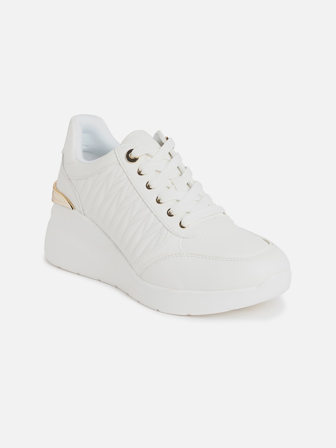 

ALDO Women Textured Sneakers, White