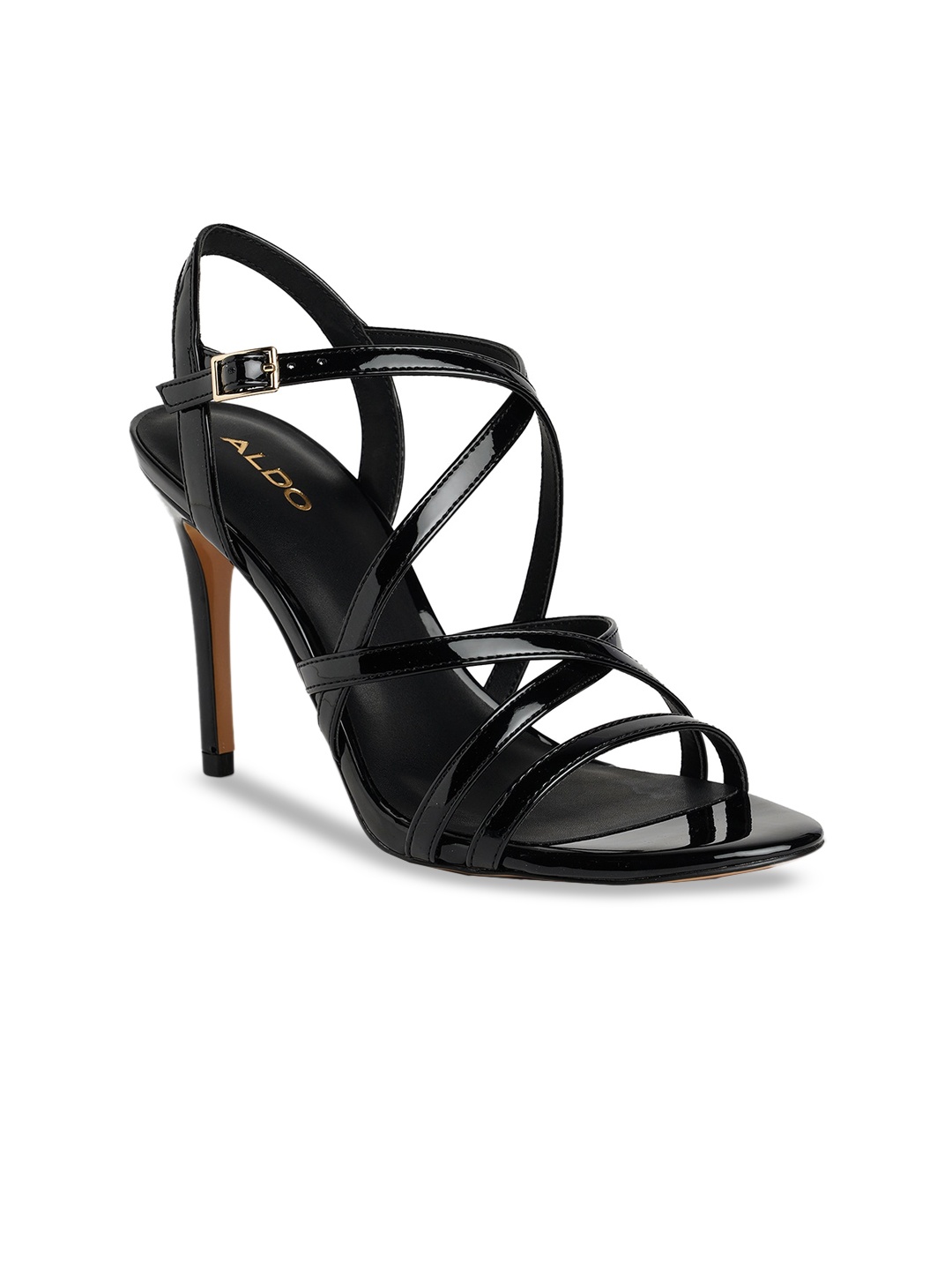 

ALDO Open Toe Slim Gladiators, Black