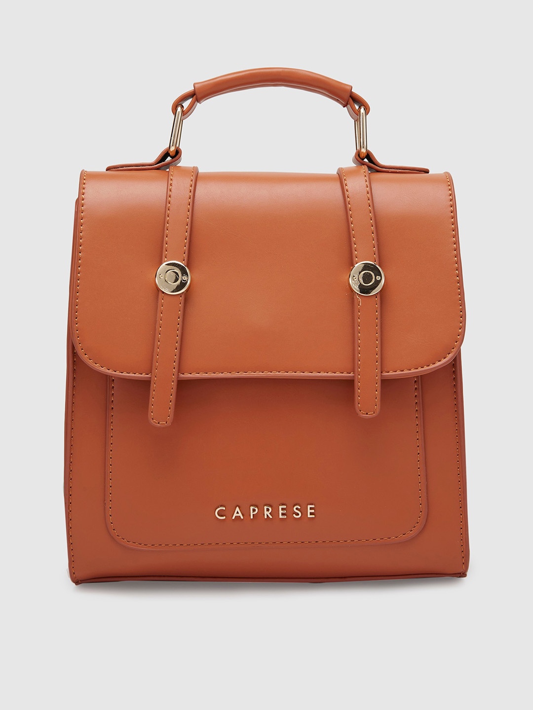 

Caprese PU Structured Satchel, Brown