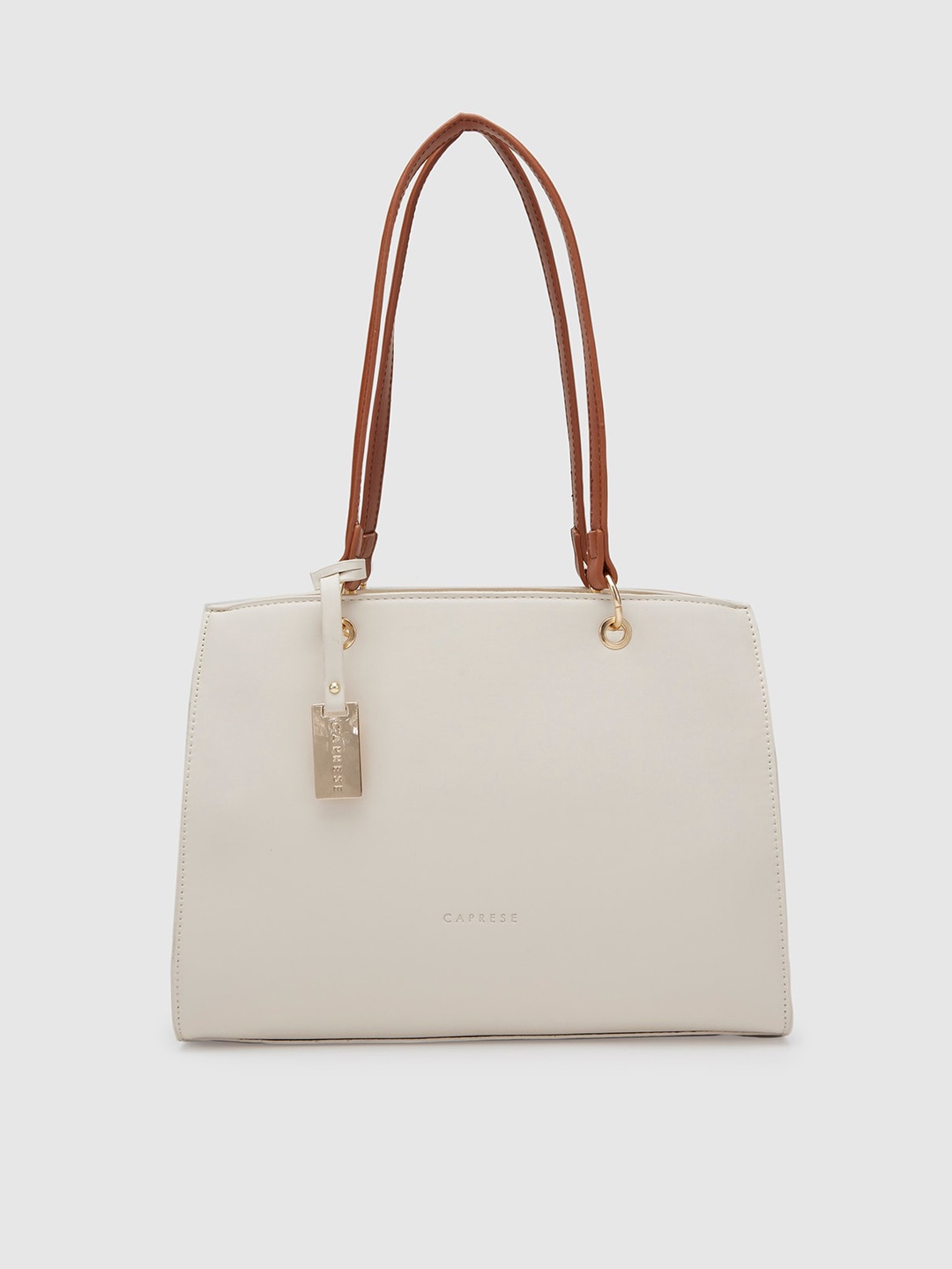 

Caprese PU Structured Shoulder Bag, Brown