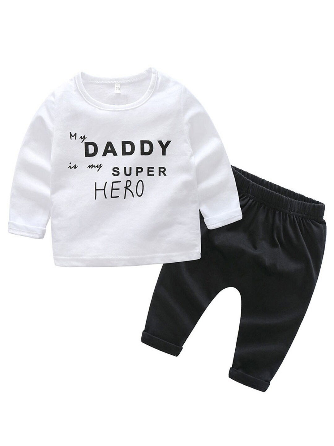 

Bold N Elegant Kids Printed Pure Cotton T-shirt With Pyjamas, White