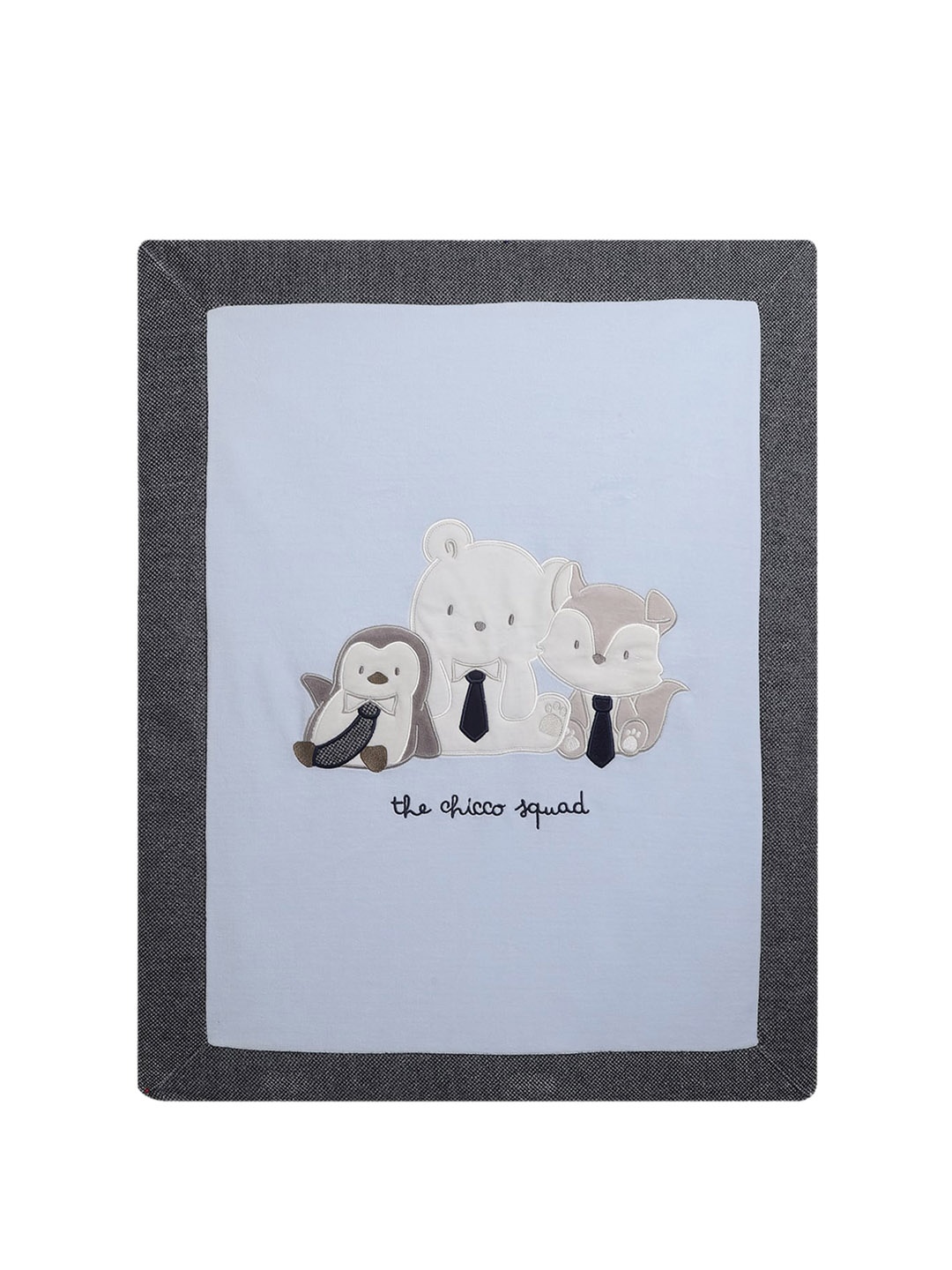 

Chicco Blue & Black Mild Winter Single Bed Pram Blanket