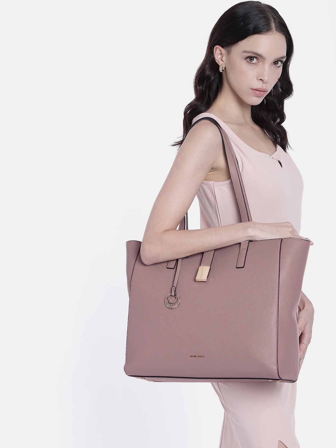 

Allen Solly Women Solid Shoulder Bag, Pink