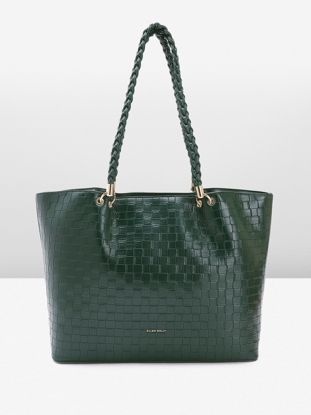

Allen Solly Green Textured Shoulder Bag