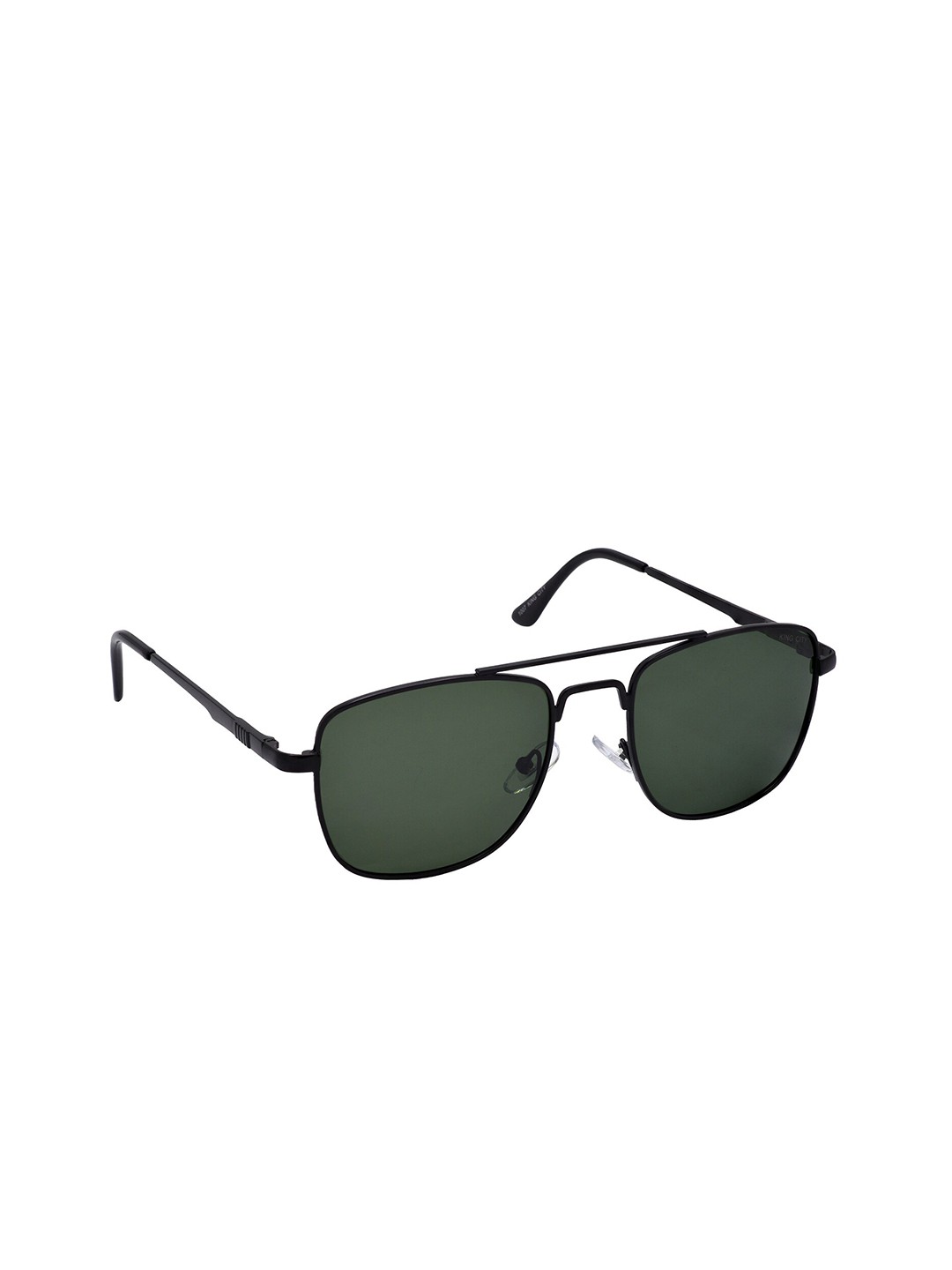 

HRINKAR Unisex Rectangle Sunglasses With Polarised And UV Protected Lens, Green