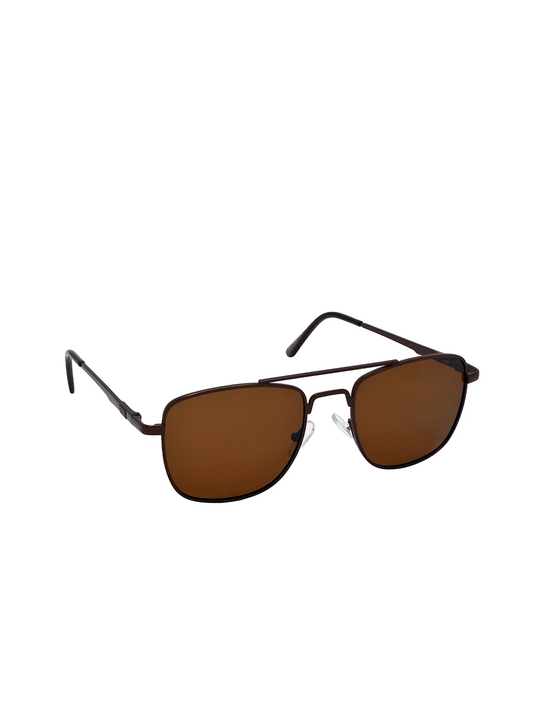 

HRINKAR Unisex Rectangle Sunglasses With Polarised And UV Protected Lens, Brown