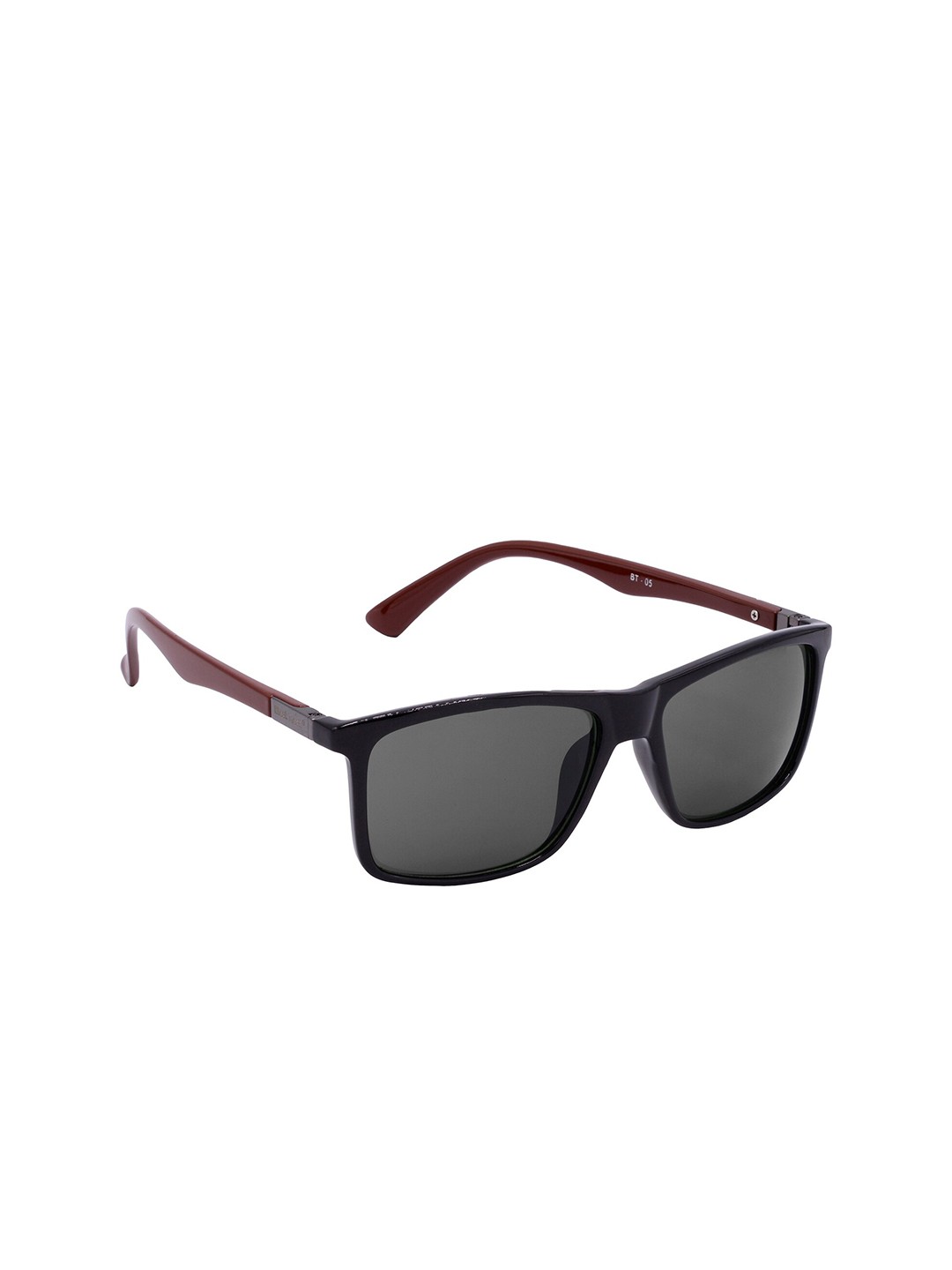 

HRINKAR Unisex Rectangle Sunglasses With UV Protected Lens, Grey