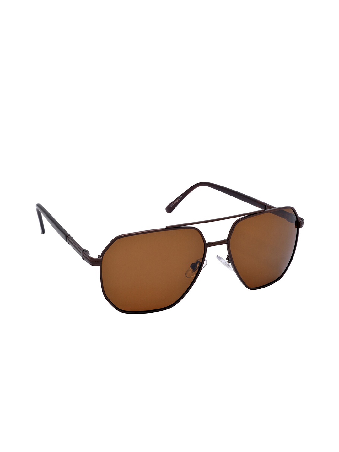 

HRINKAR Unisex Rectangle Sunglasses With Polarised And UV Protected Lens, Brown