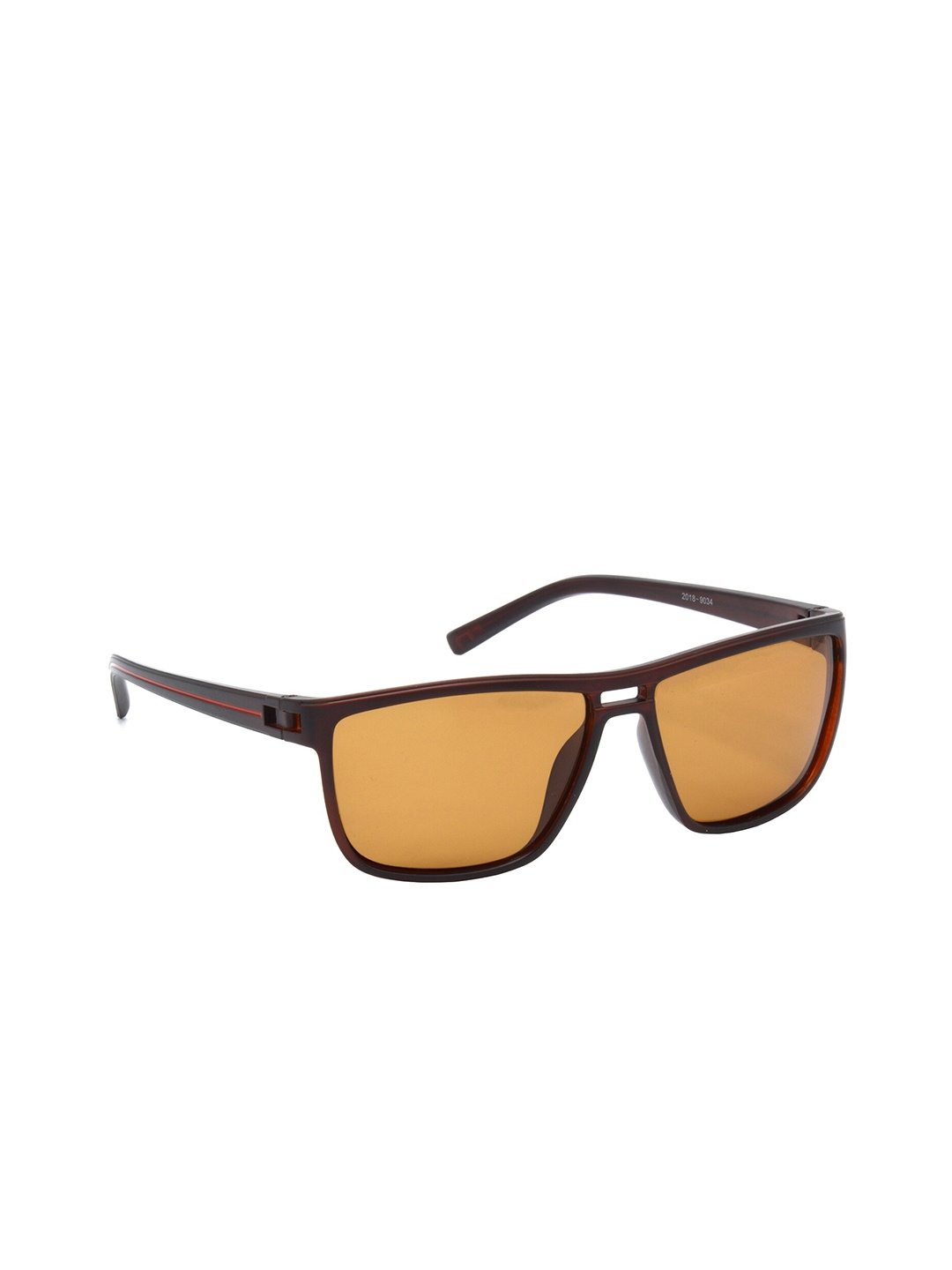 

HRINKAR Unisex Wayfarer Sunglasses With Polarised And UV Protected Lens, Brown