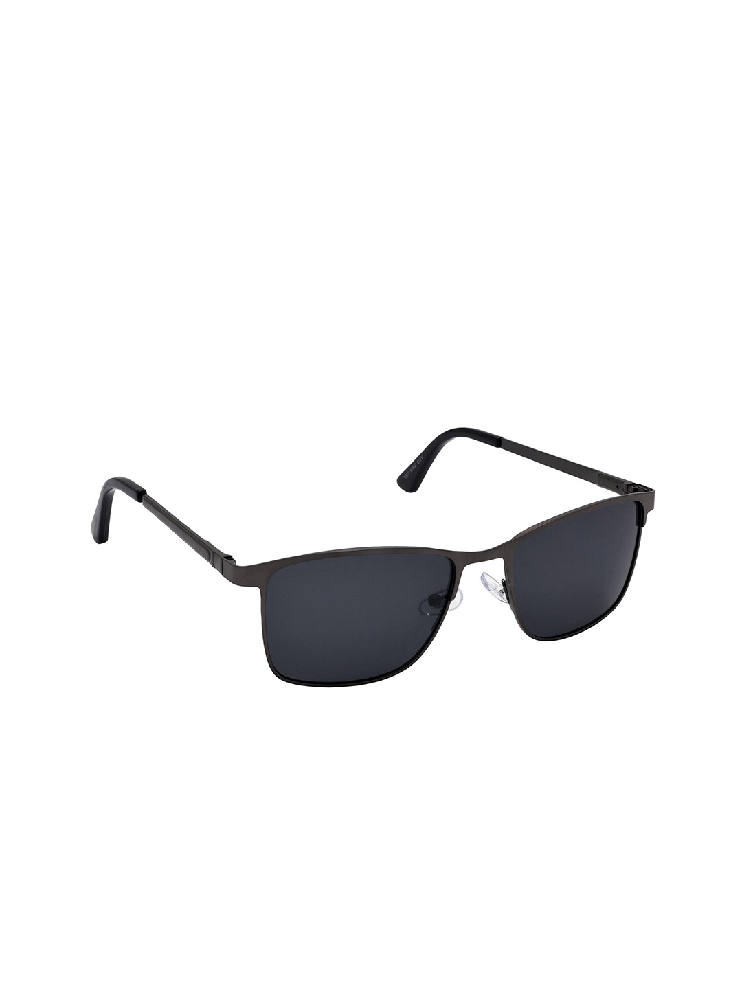 

HRINKAR Unisex Rectangle Sunglasses With Polarised and UV Protected Lens, Black