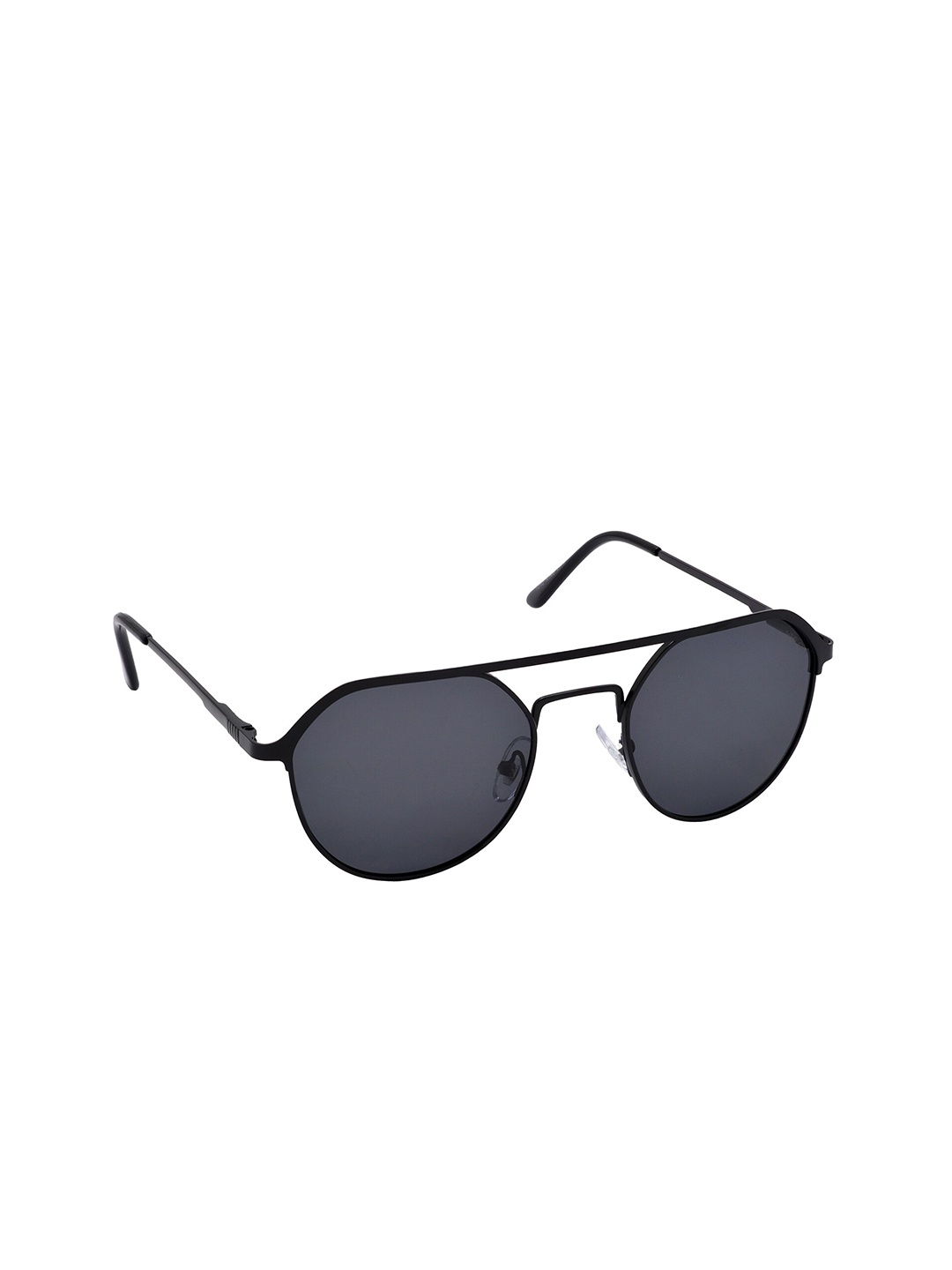 

HRINKAR Unisex Round Sunglasses With Polarised and UV Protected Lens, Black
