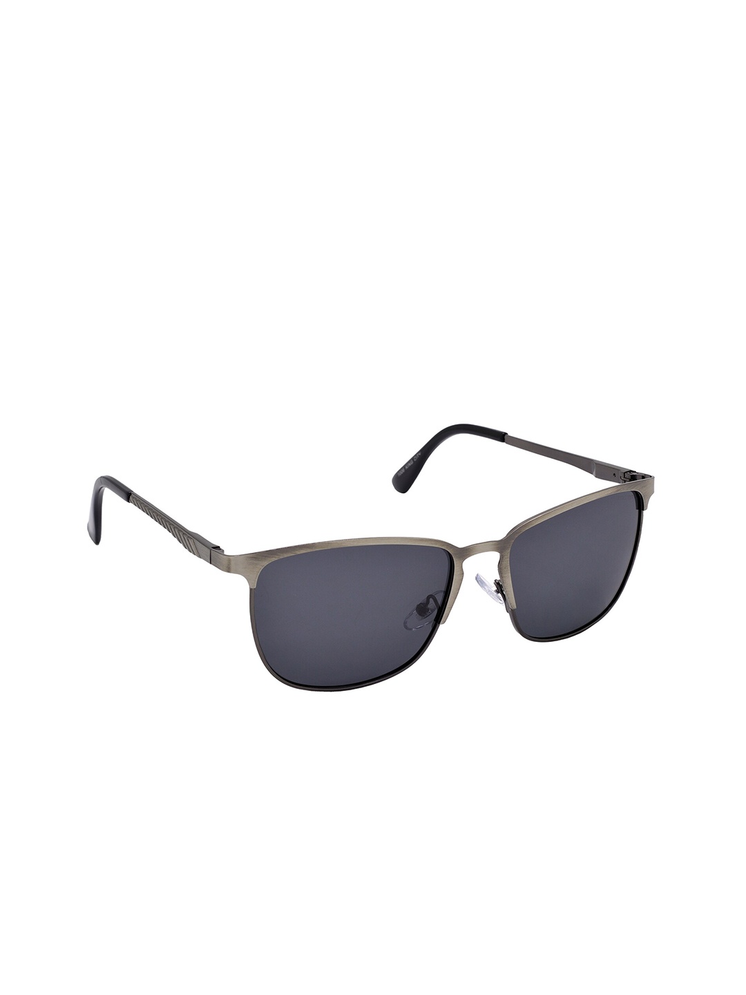 

HRINKAR Unisex Rectangle Sunglasses With Polarised and UV Protected Lens, Black