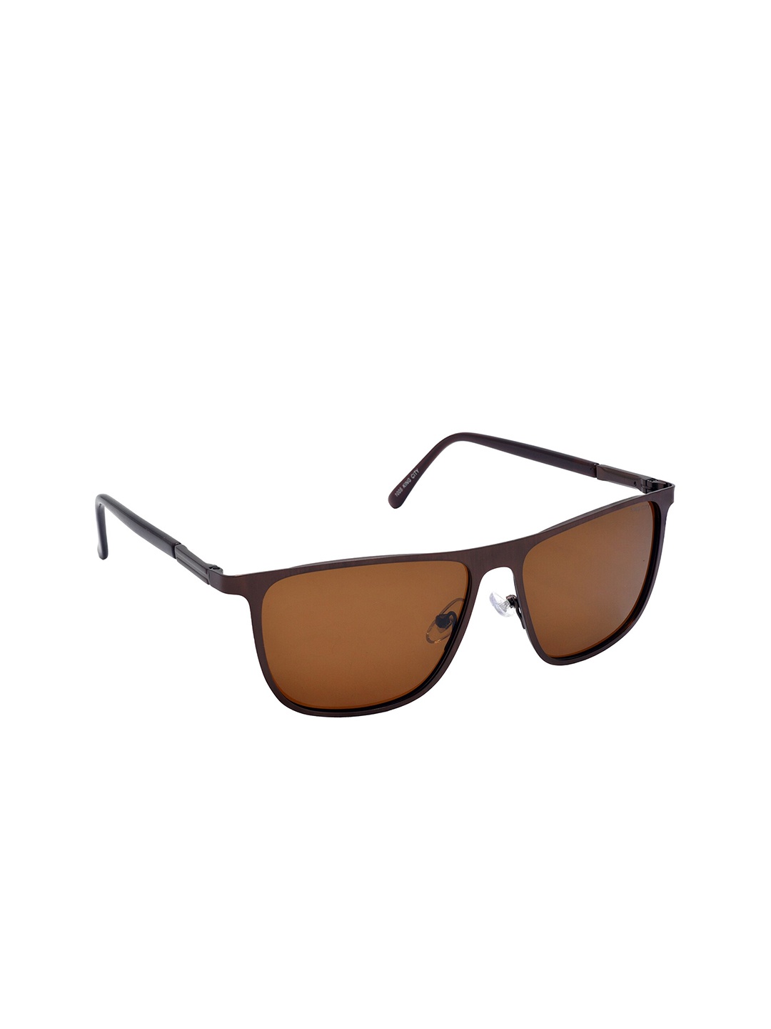 

HRINKAR Unisex Square Sunglasses With Polarised And UV Protected Lens, Brown