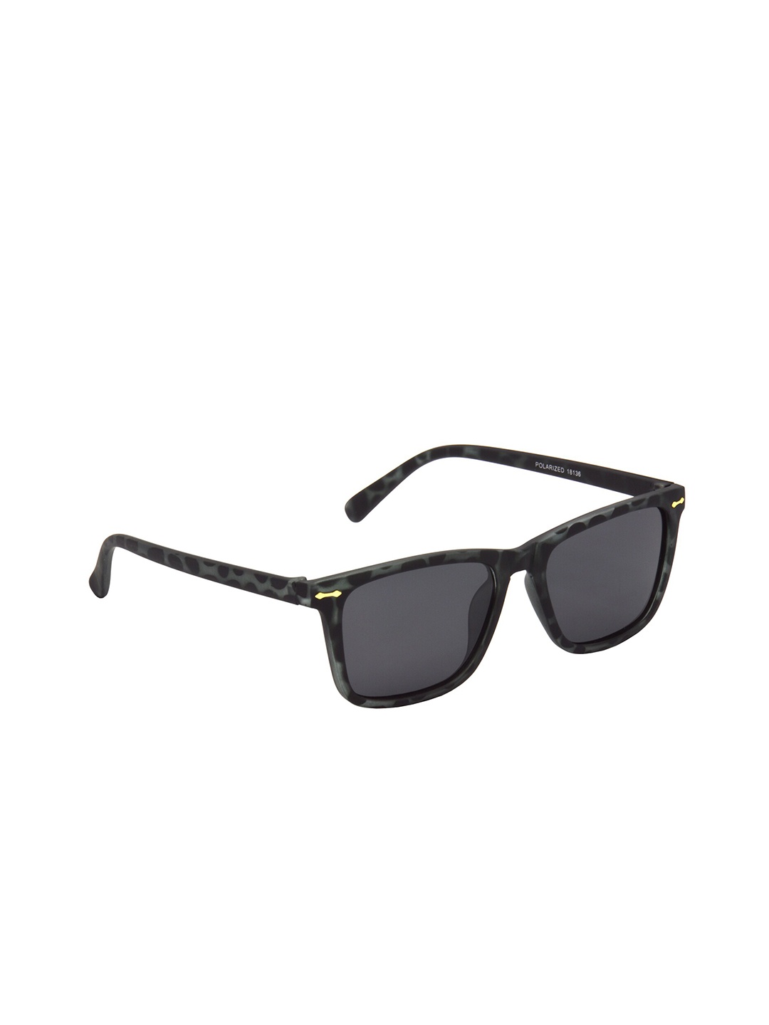 

HRINKAR Unisex Square Sunglasses With Polarised And UV Protected Lens, Grey