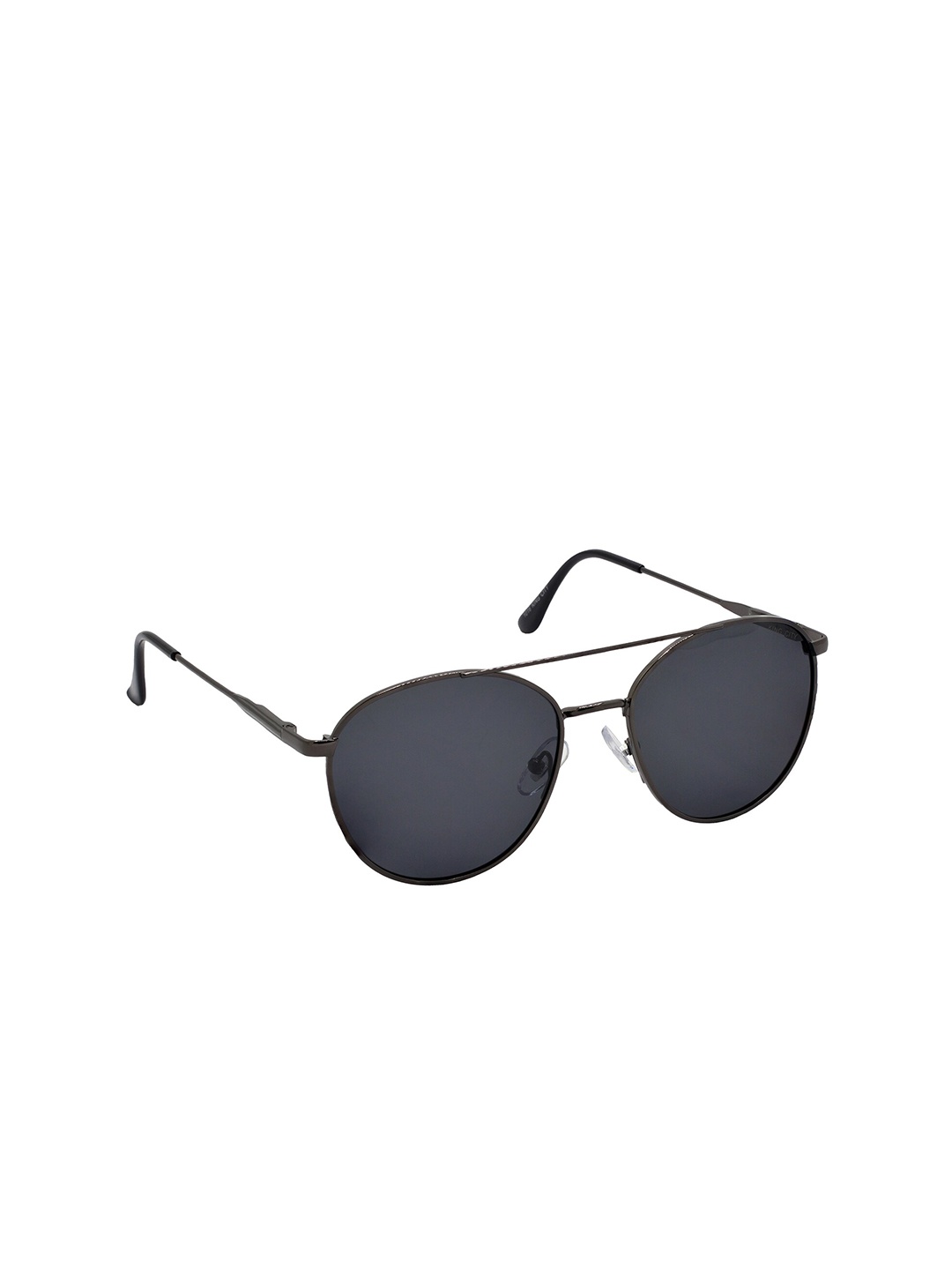 

HRINKAR Unisex Round Sunglasses With Polarised And UV Protected Lens, Black