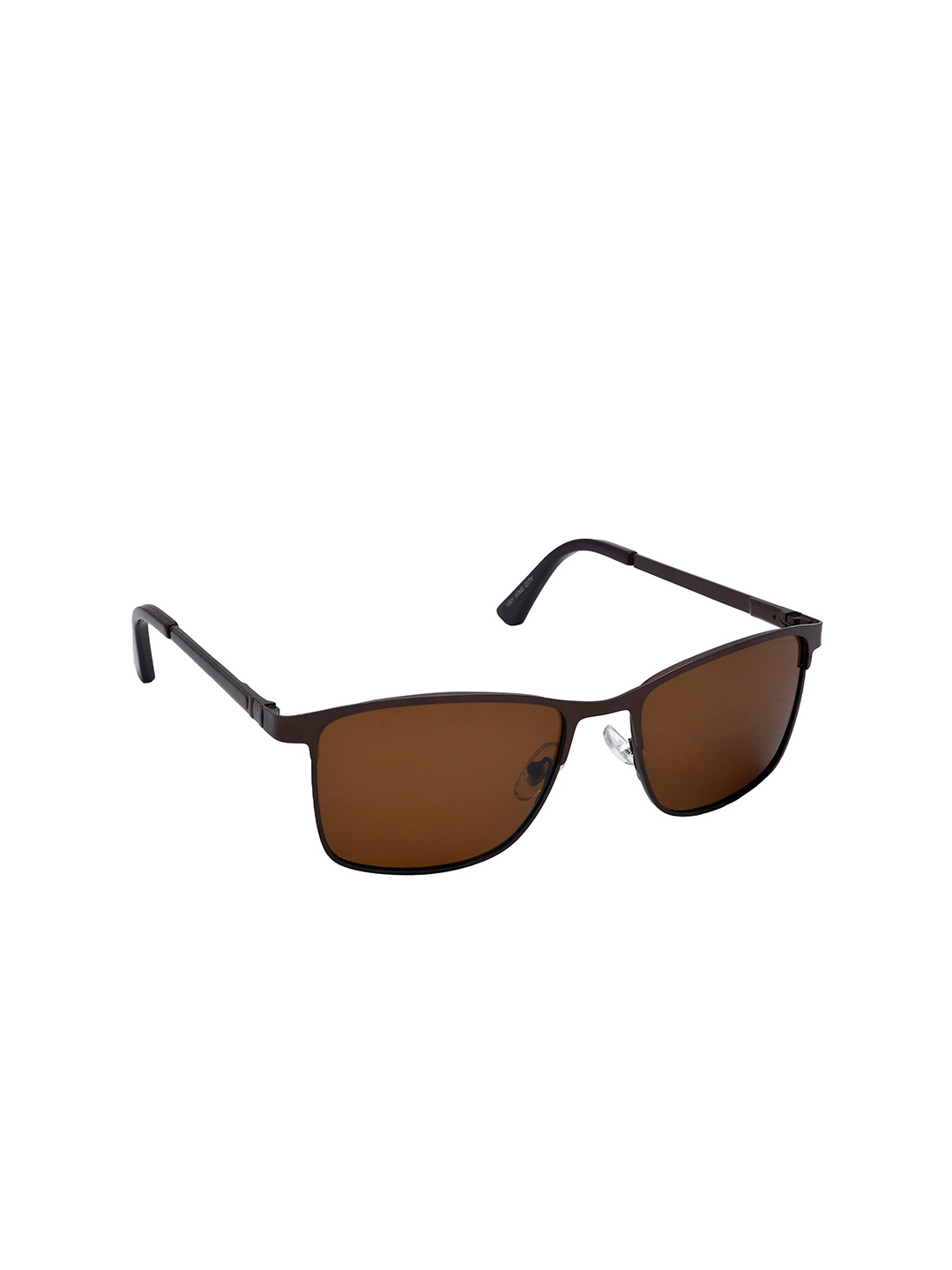 

HRINKAR Unisex Square Sunglasses With Polarised And UV Protected Lens, Brown