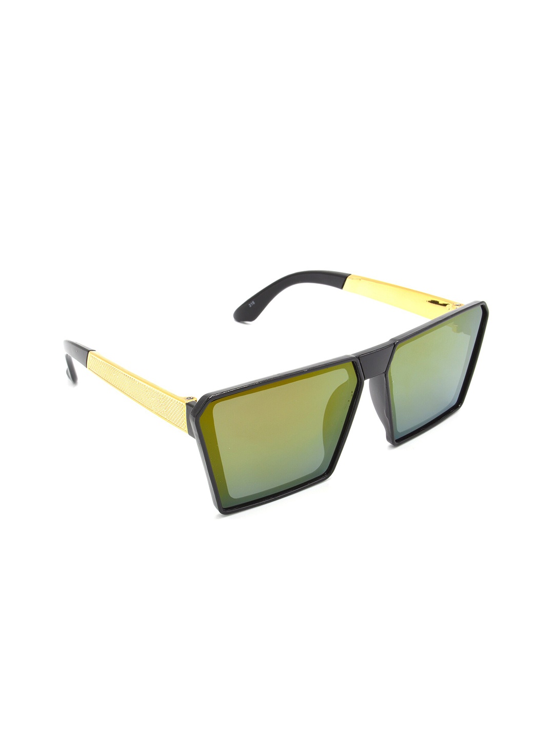 

HRINKAR Unisex Rectangle Sunglasses With UV Protected Lens, Yellow