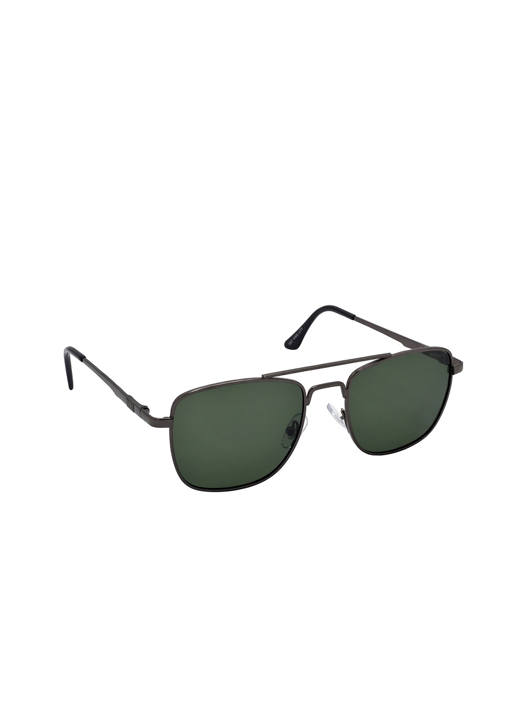 

HRINKAR Unisex Square Sunglasses With Polarised And UV Protected Lens, Green