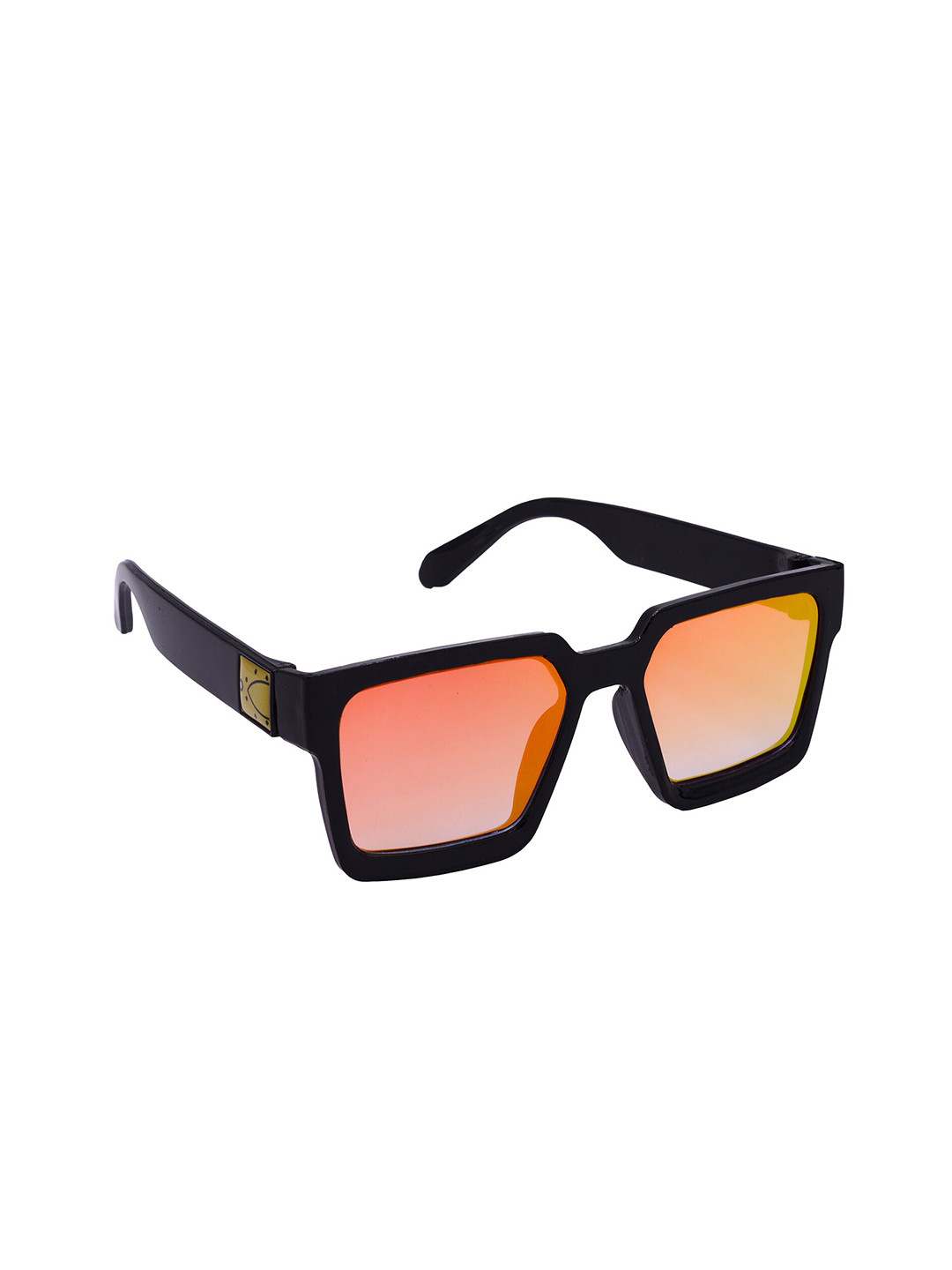 

HRINKAR Unisex Rectangle Sunglasses with UV Protected Lens HRS586, Orange