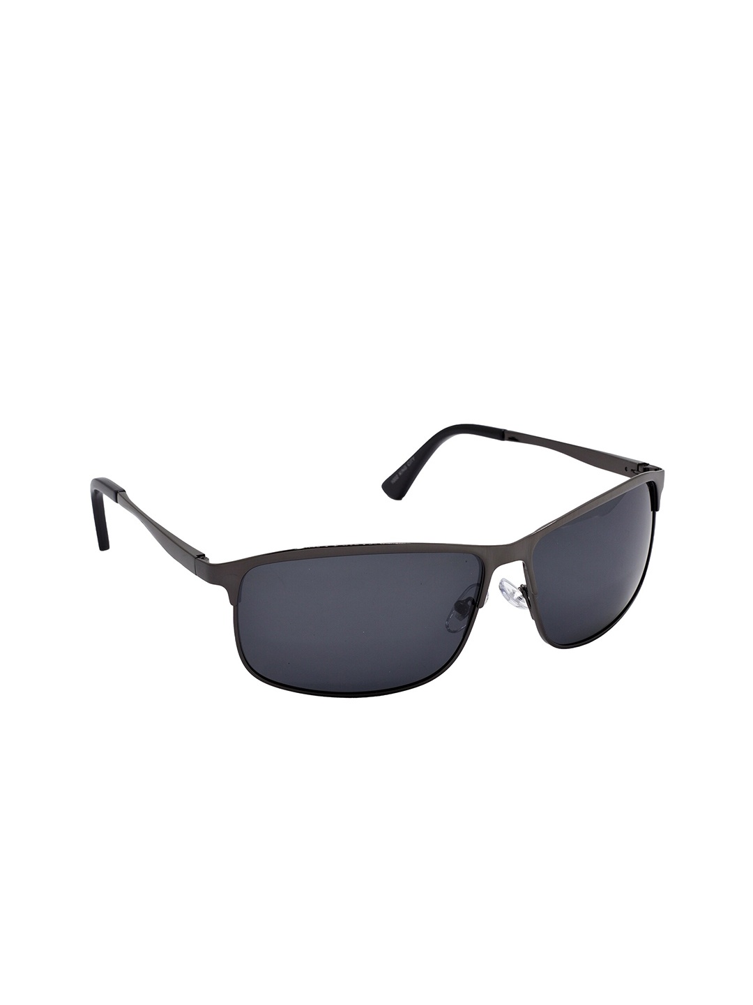 

HRINKAR Unisex Square Sunglasses with Polarised and UV Protected Lens HRS-KC1002, Black