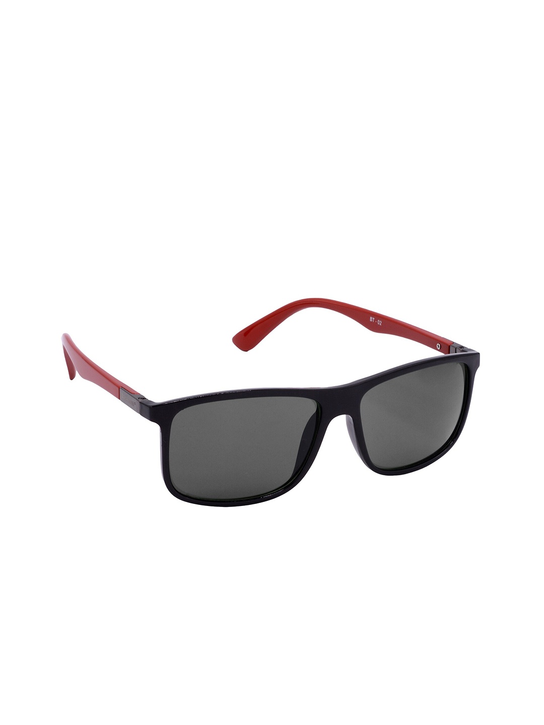 

HRINKAR Unisex Rectangle Sunglasses with UV Protected Lens HRS-BT-02, Grey